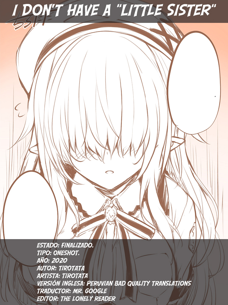 I Don't Have a "Little Sister" 第1页