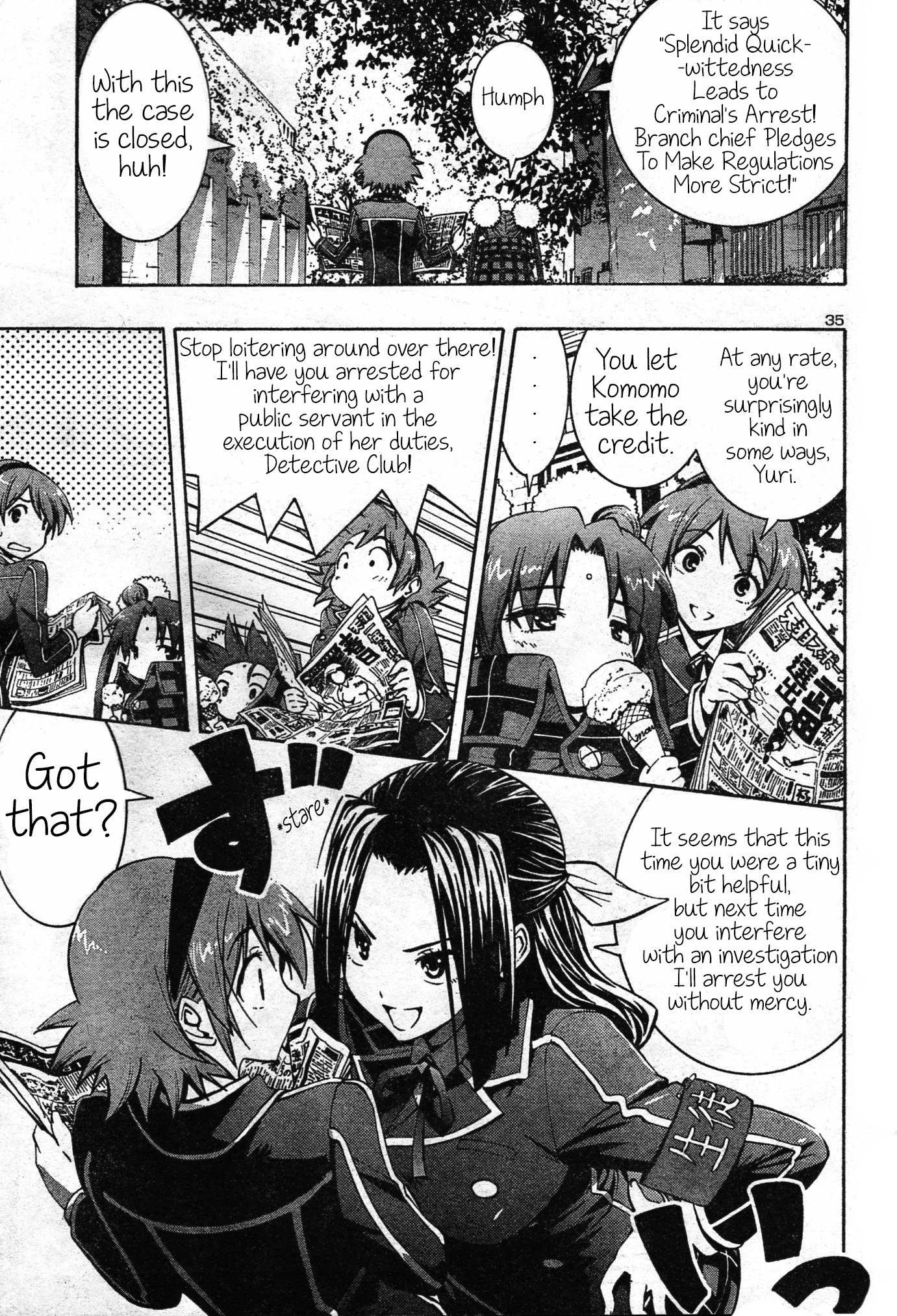 Yuri Tantei YuriAnzu Chapter: 2: The Man Outside the Panties 第35页