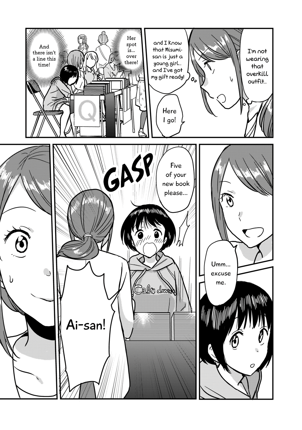 Kami Eshi JK to OL Fujoshi Standing right in front of me was a goddess 第34页