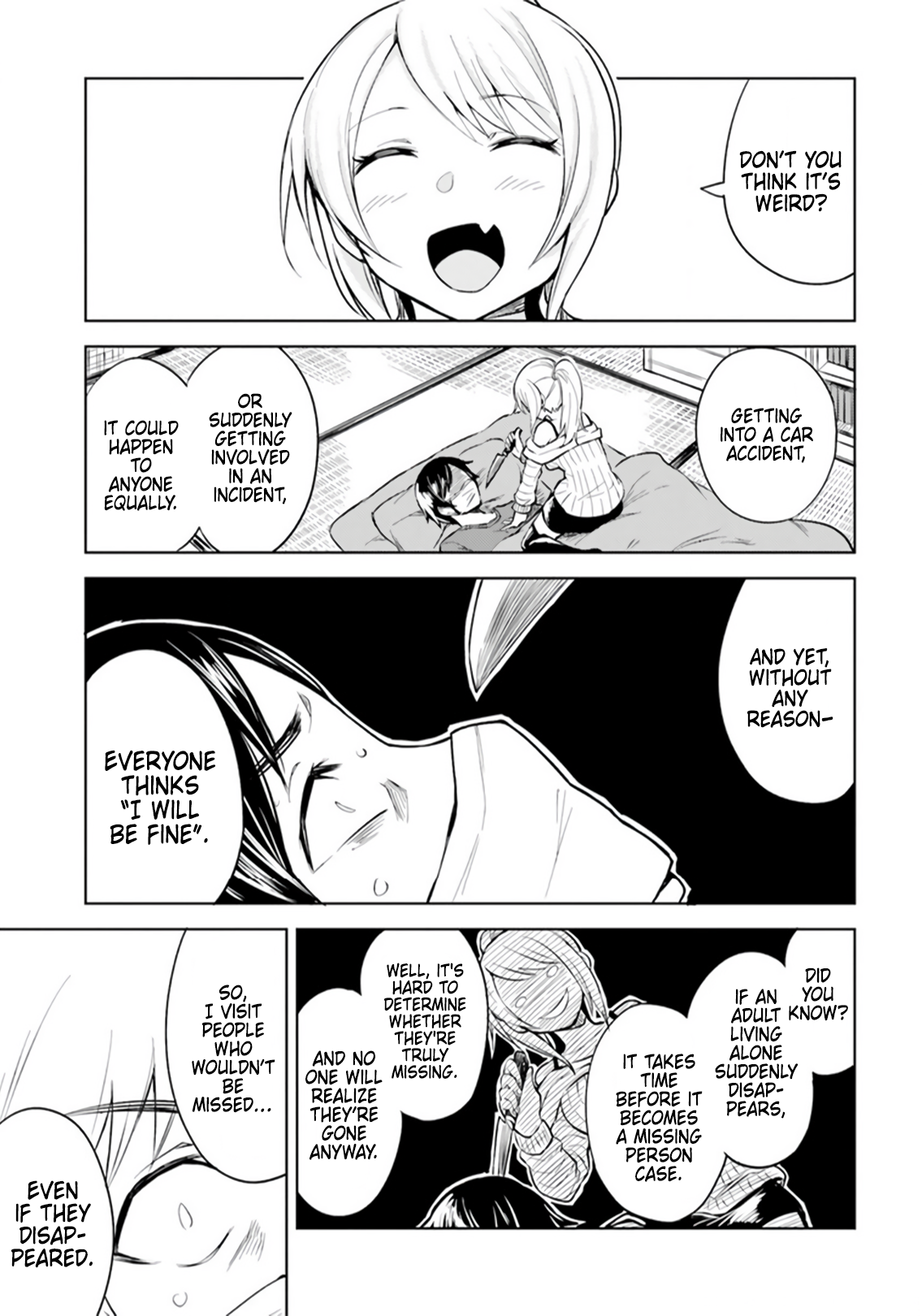 Hitorigurashi, Netsu o Dasu. Koi o Shiru. I Thought I Was Going to Die 第1页