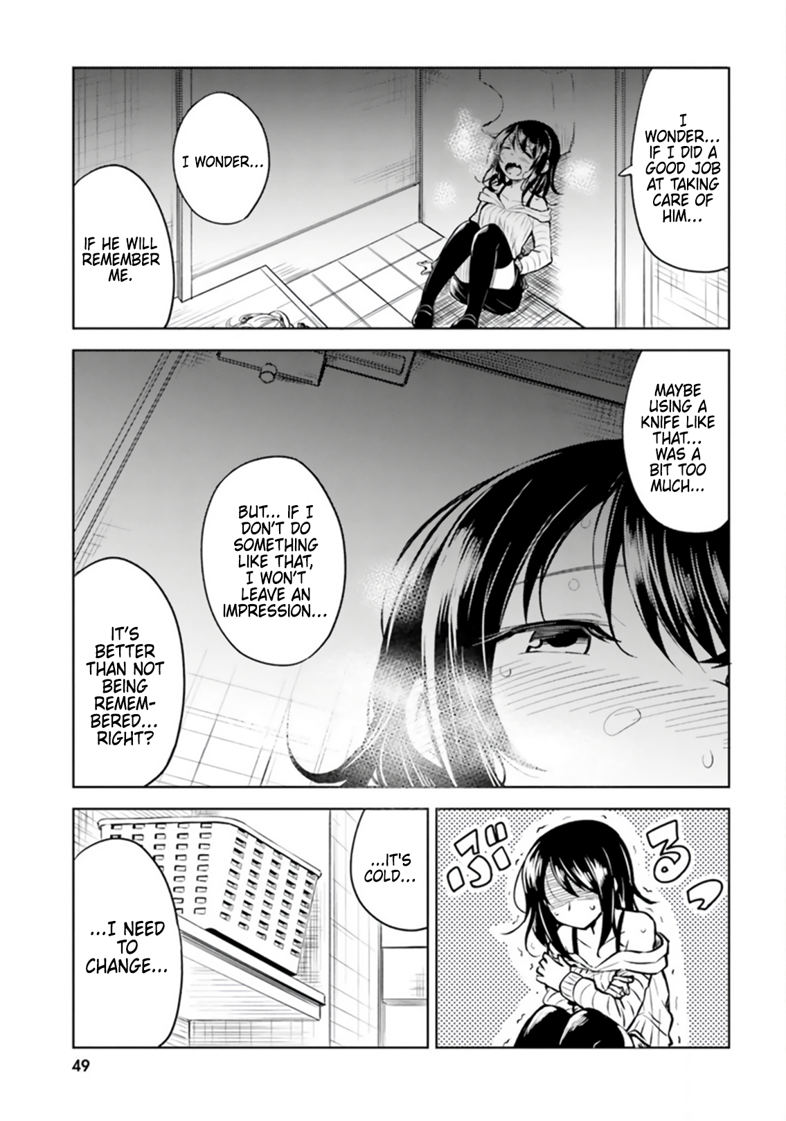 Hitorigurashi, Netsu o Dasu. Koi o Shiru. I Thought I Was Going to Die 第21页