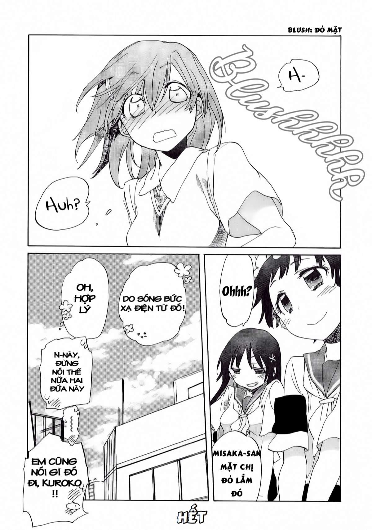 Koushiki Comic Anthology - Toaru Kagaku no Railgun featuring Toaru Majutsu no Index Kuroko đỏ mặt 第15页