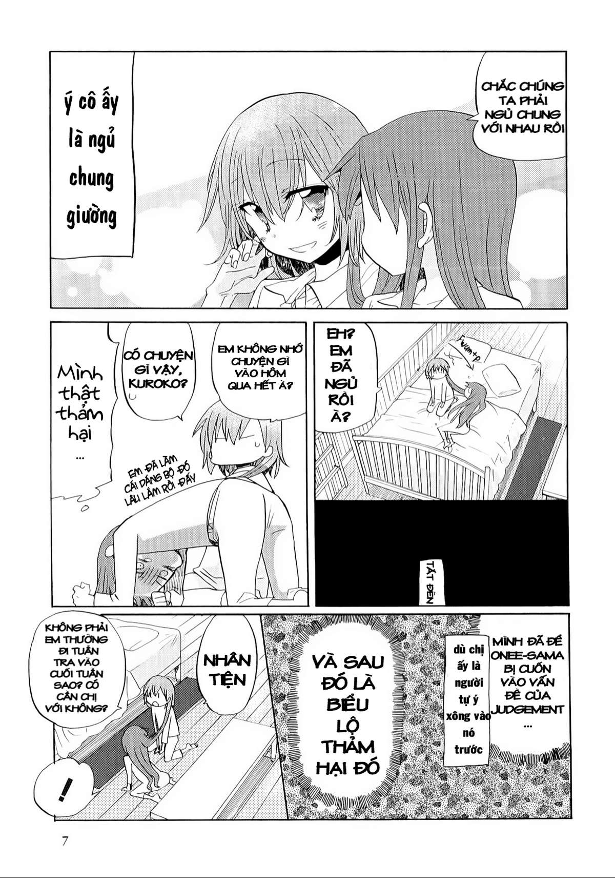 Koushiki Comic Anthology - Toaru Kagaku no Railgun featuring Toaru Majutsu no Index Kuroko đỏ mặt 第6页