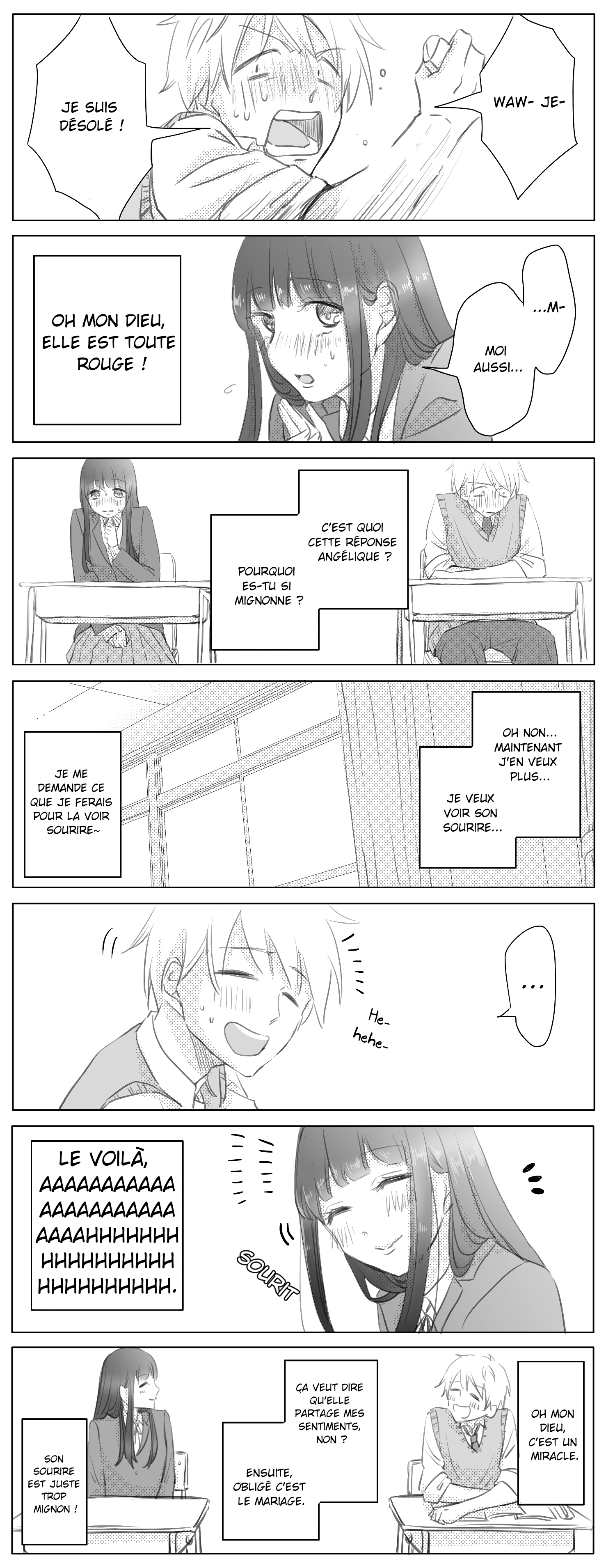 My Classmate, Maejima, Is Really Cute Oneshot 第4页