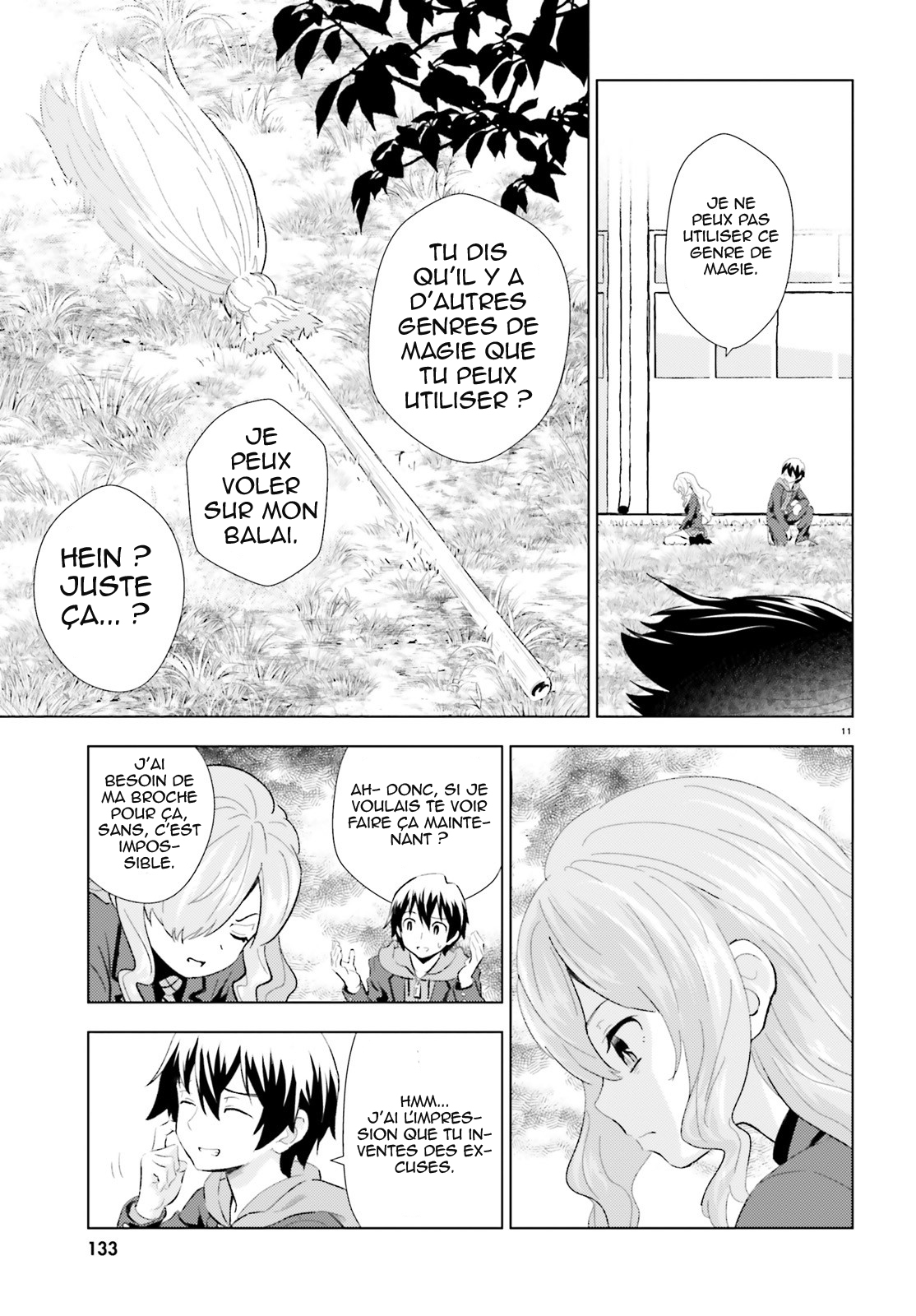 Kuromori-san wa Smartphone ga Tsukaenai Balai volant 第11页