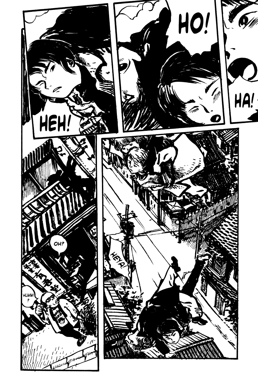 Japan Tengu Party Illustrated Of Gong and Drum 第3页