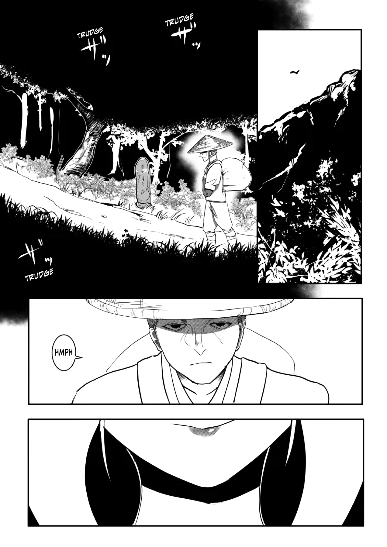 Short Horror Stories I met a beautiful woman who looked like a widow while I was walking along a mountain path 第1页