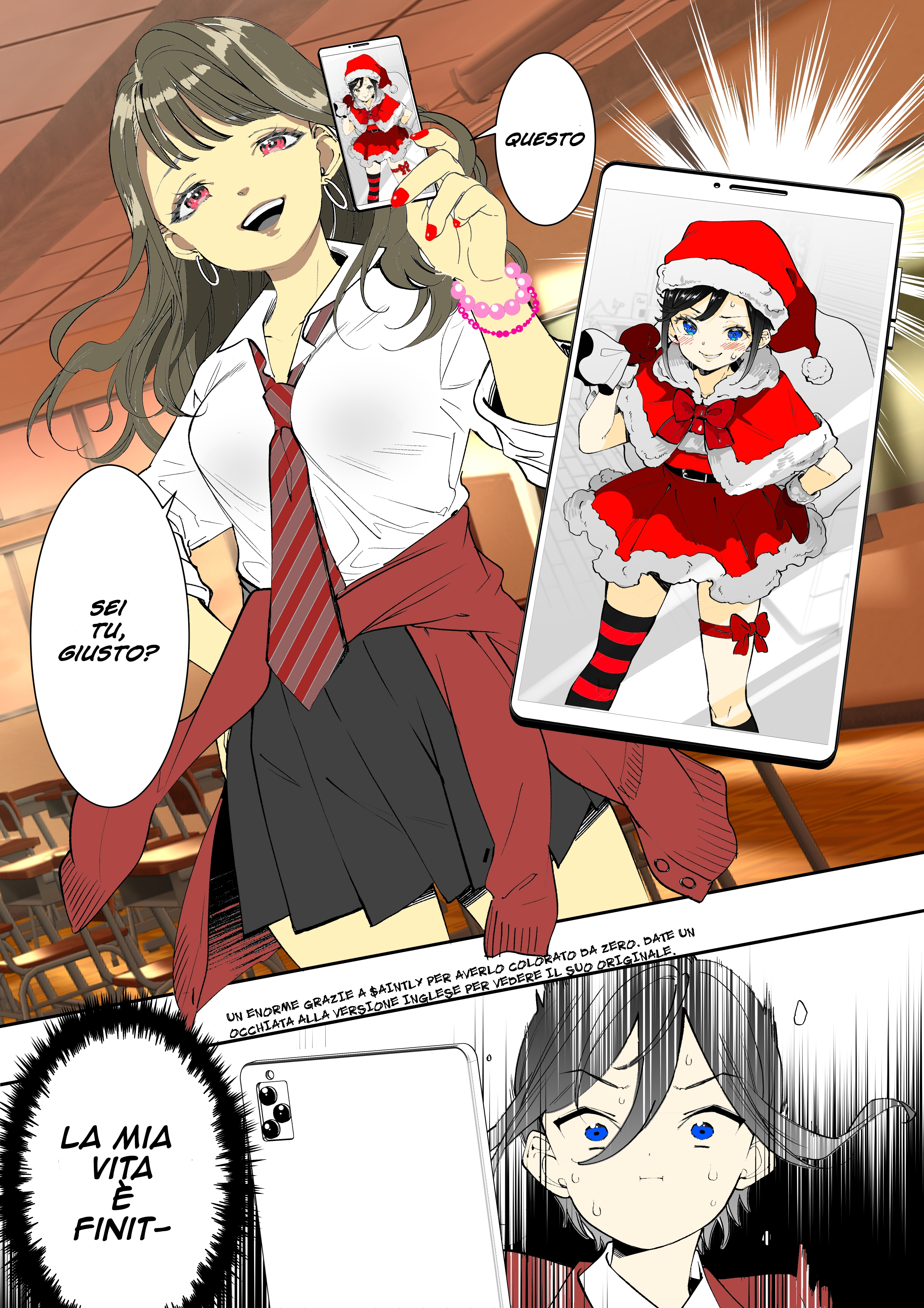 The Boy Who Awakened a New Fetish (Fan-Colored) The Cross-Dressing Boy Who Got Exposed (A COLORI) 第1页