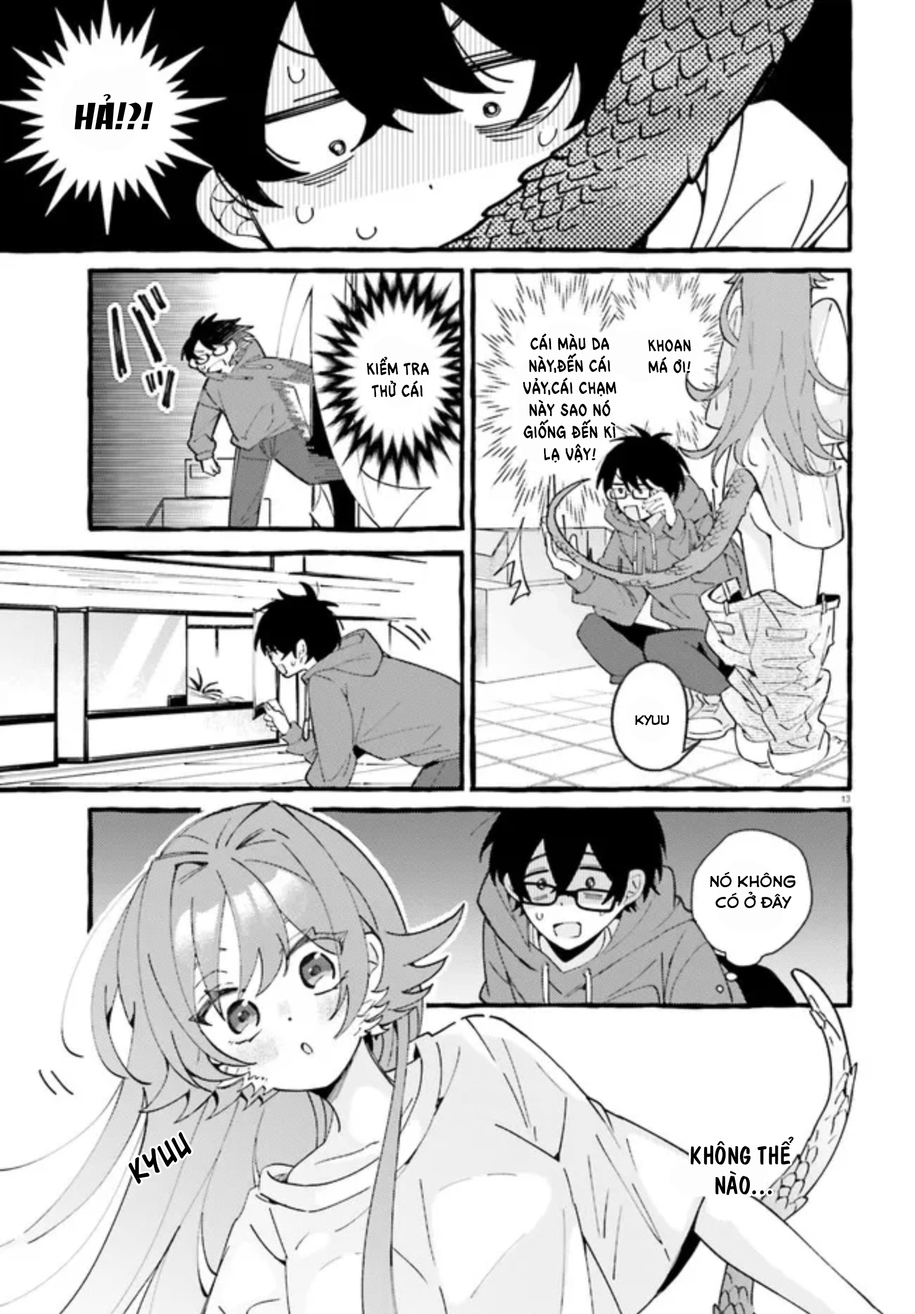 Kimi wa Kawaii Reptile Chap 1: Những loài bò sát có hai chân ư...😵‍💫 第12页