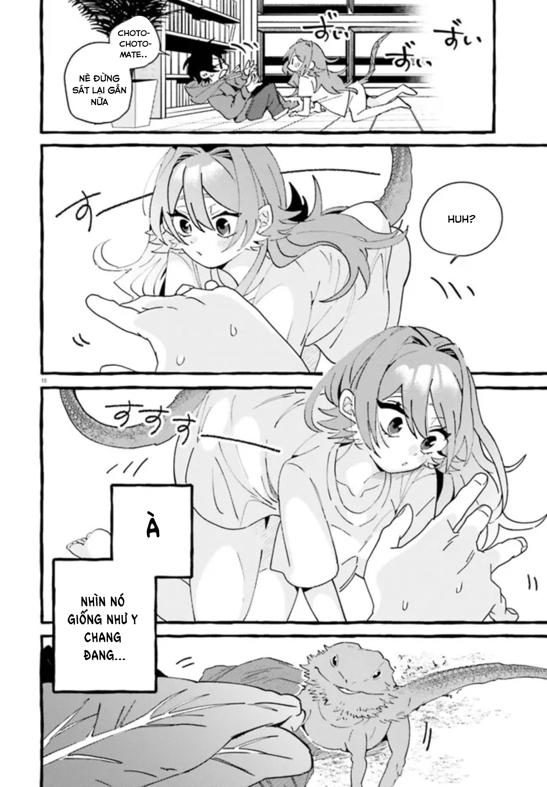 Kimi wa Kawaii Reptile Chap 1: Những loài bò sát có hai chân ư...😵‍💫 第15页