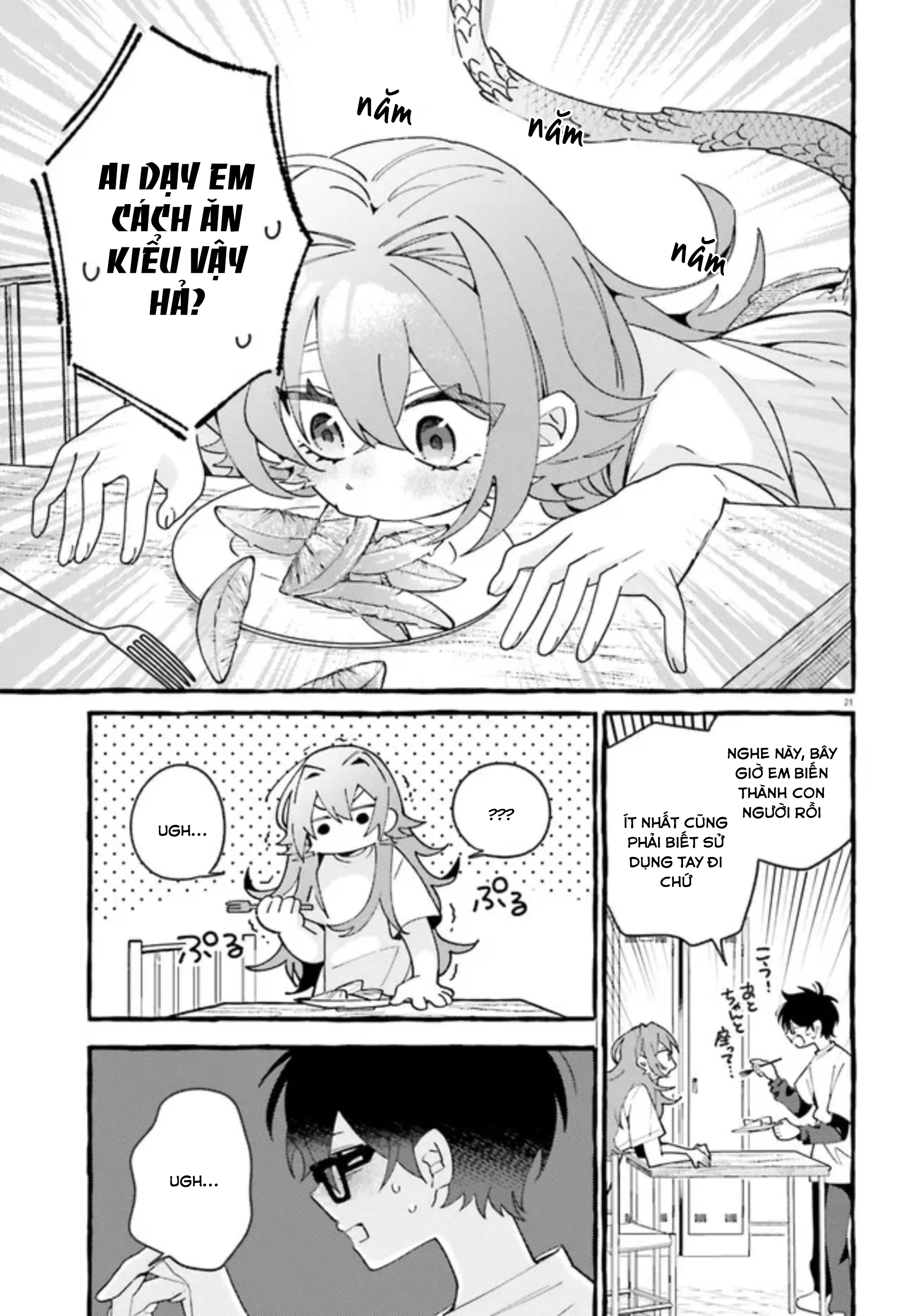 Kimi wa Kawaii Reptile Chap 1: Những loài bò sát có hai chân ư...😵‍💫 第18页