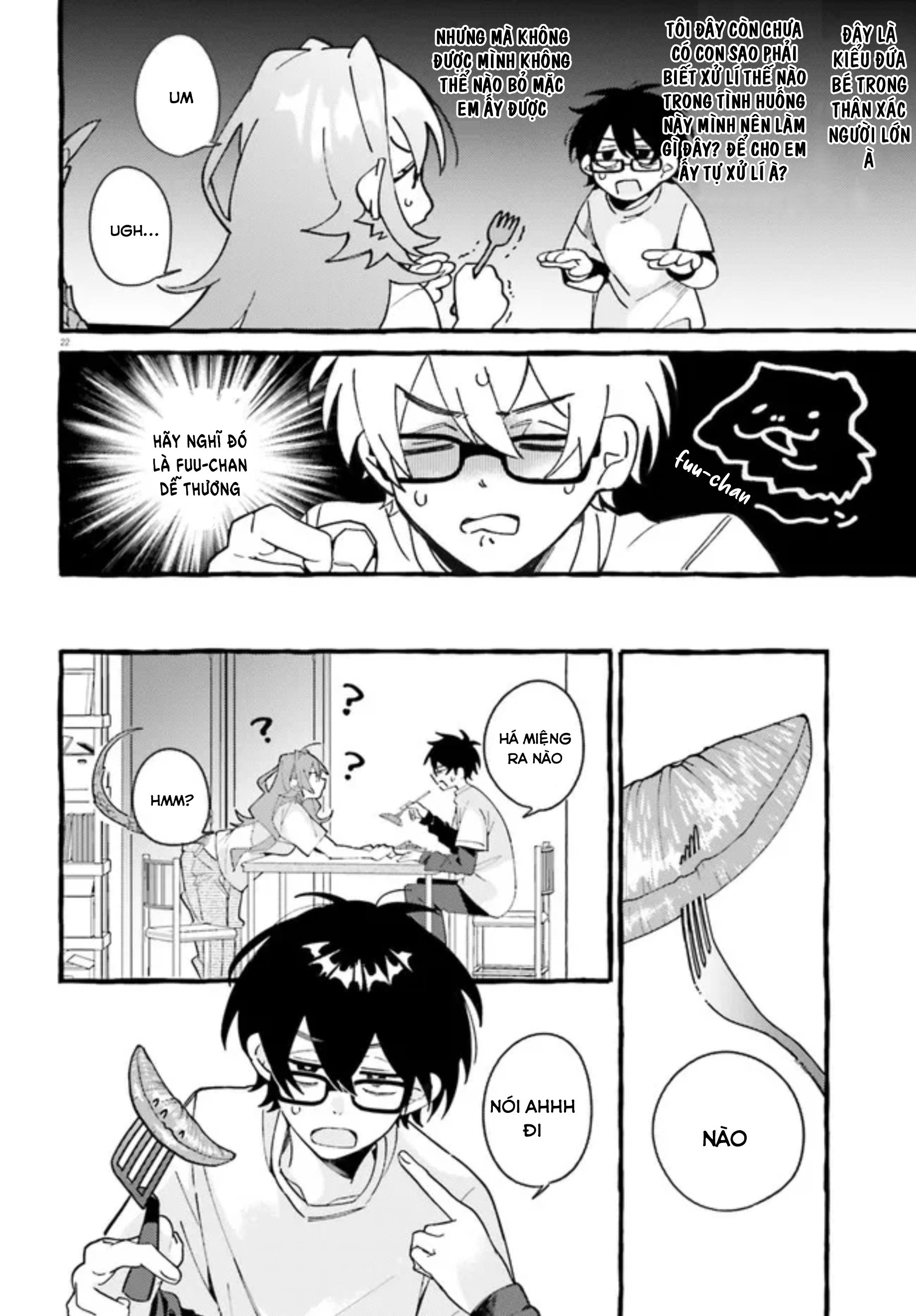 Kimi wa Kawaii Reptile Chap 1: Những loài bò sát có hai chân ư...😵‍💫 第19页