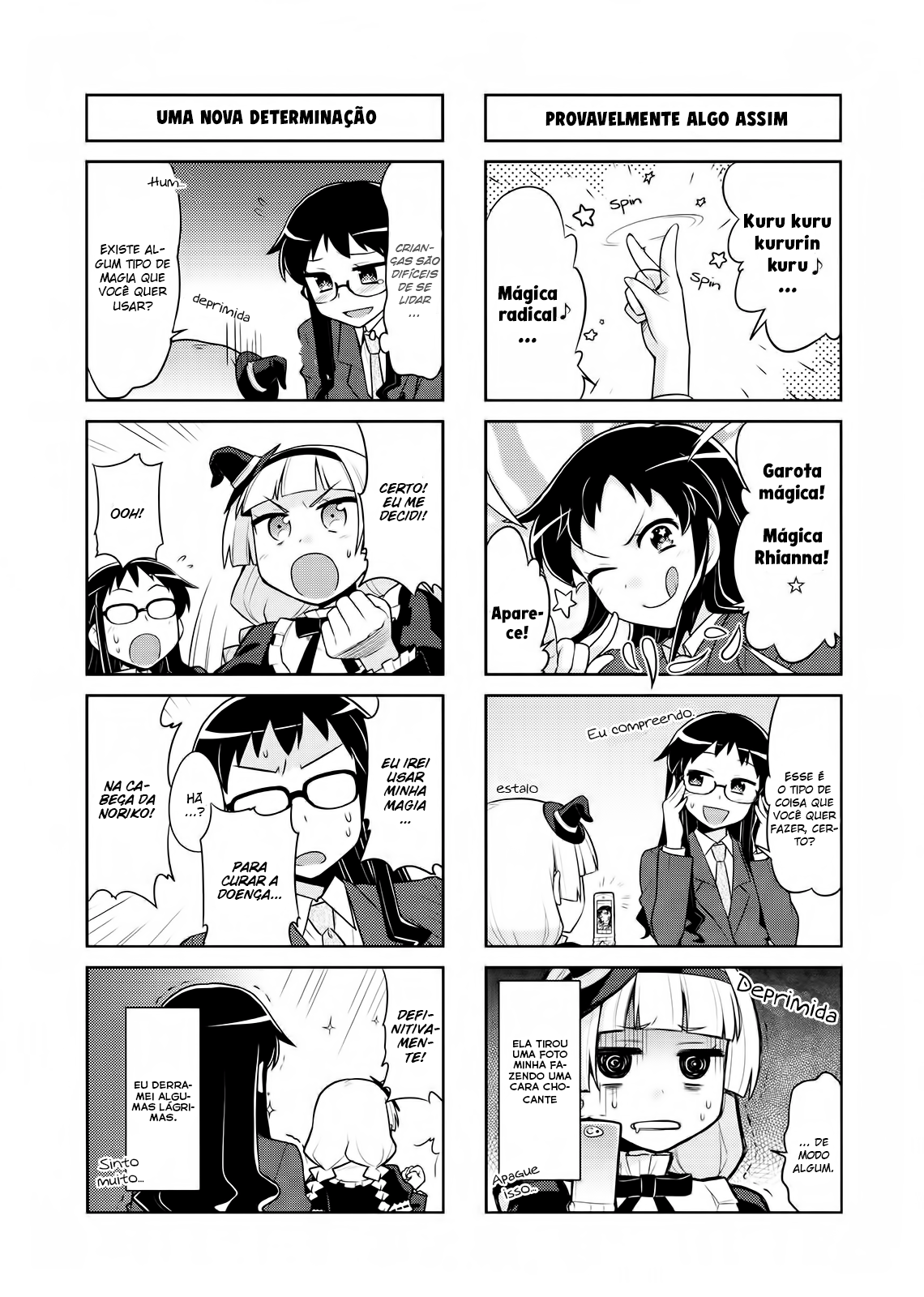 Majyo to Houki to Kurobuchi Megane Vol. 1 Ch. 2 第7页
