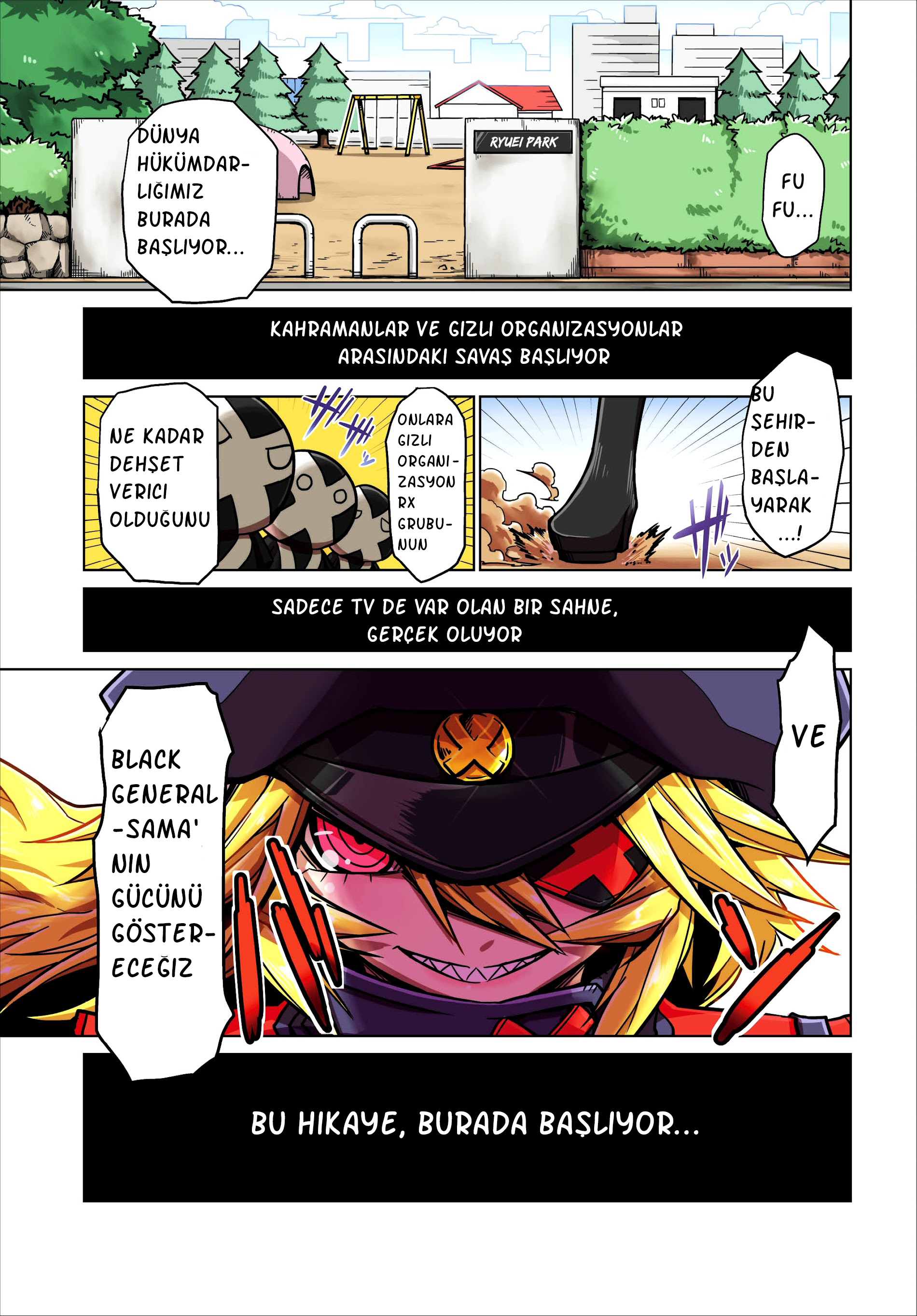 Zannen Jokanbu Black General-san dünya fethinin başlangıcı 第1页