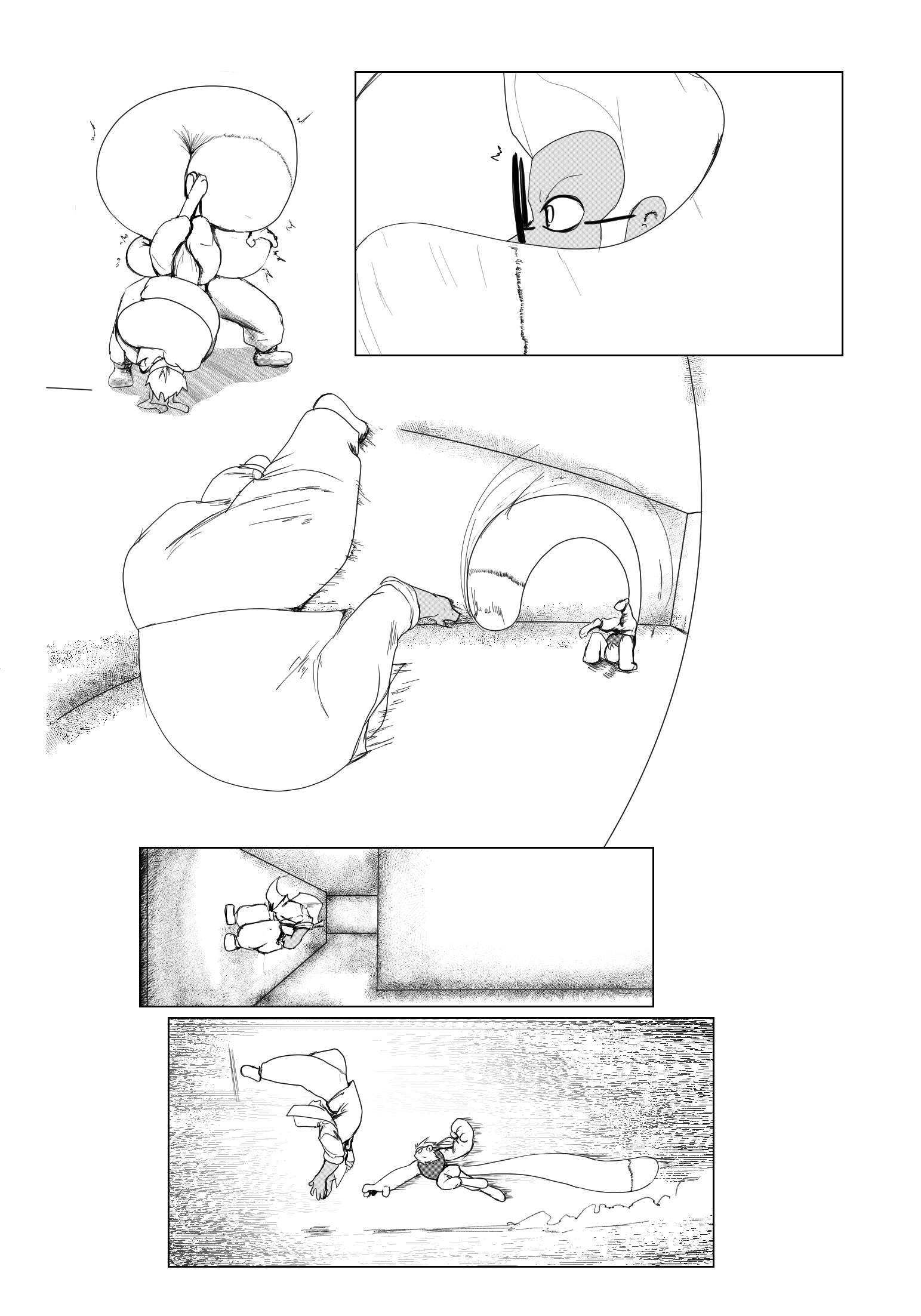 swords & waifus wordless manga award entry the bodyguard 第11页
