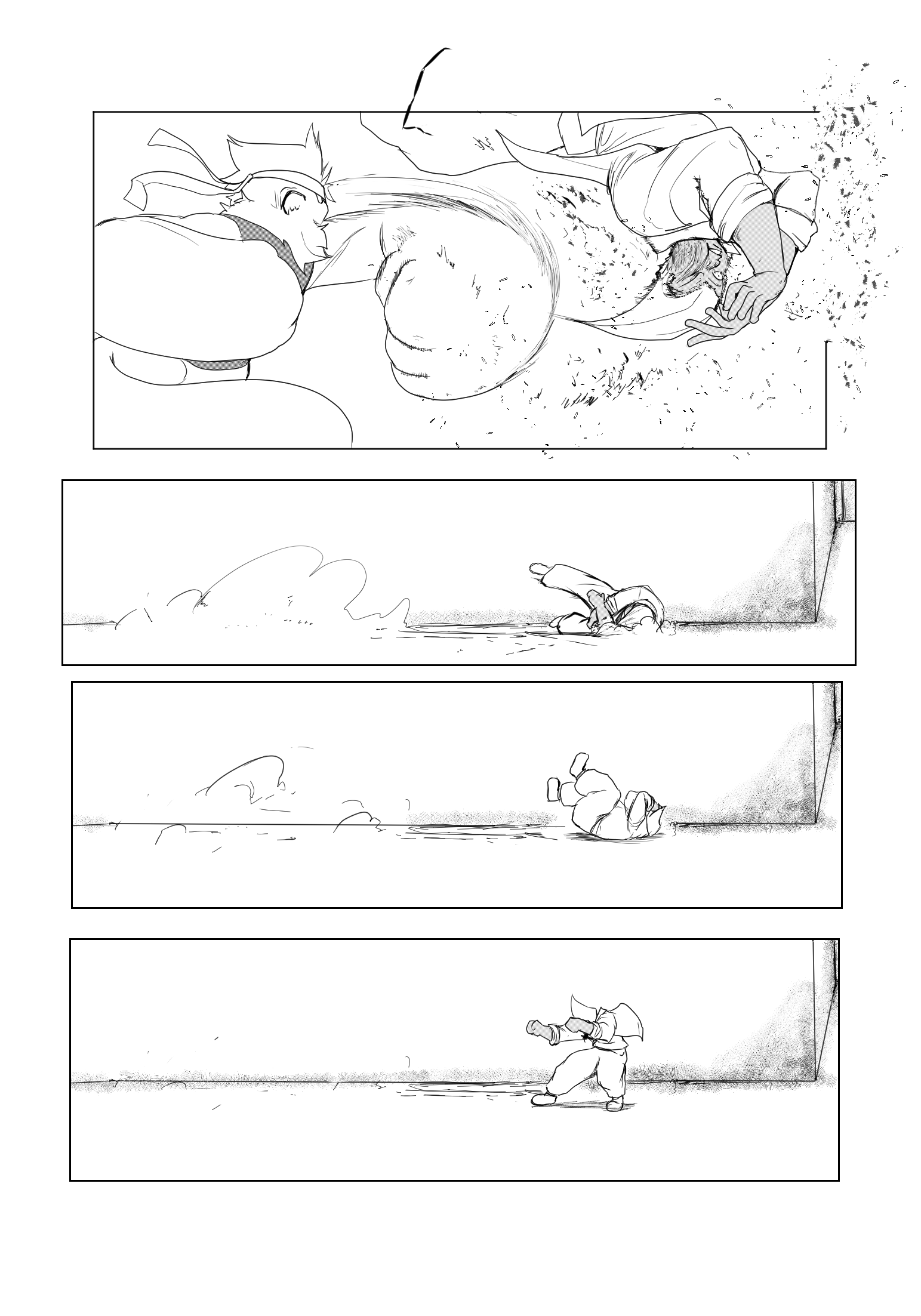 swords & waifus wordless manga award entry the bodyguard 第12页