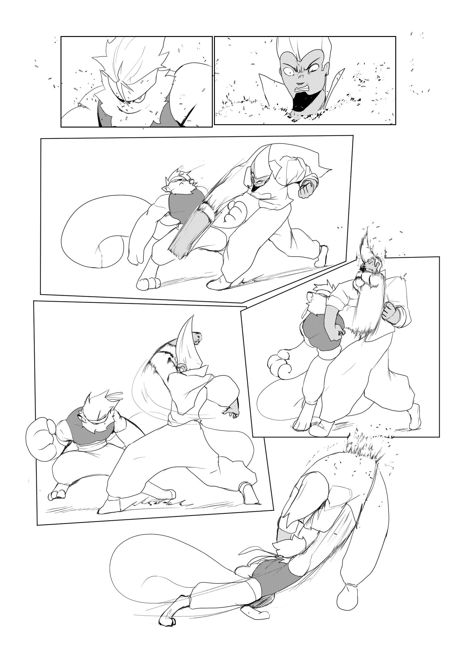 swords & waifus wordless manga award entry the bodyguard 第14页