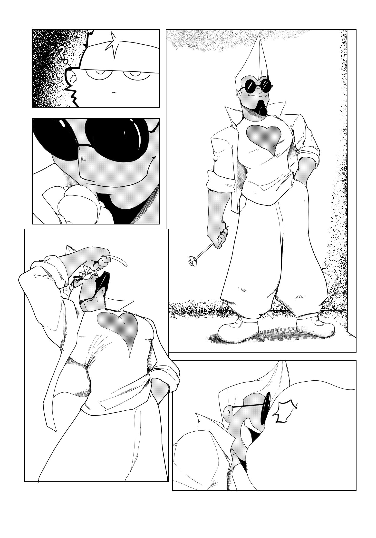 swords & waifus wordless manga award entry the bodyguard 第6页