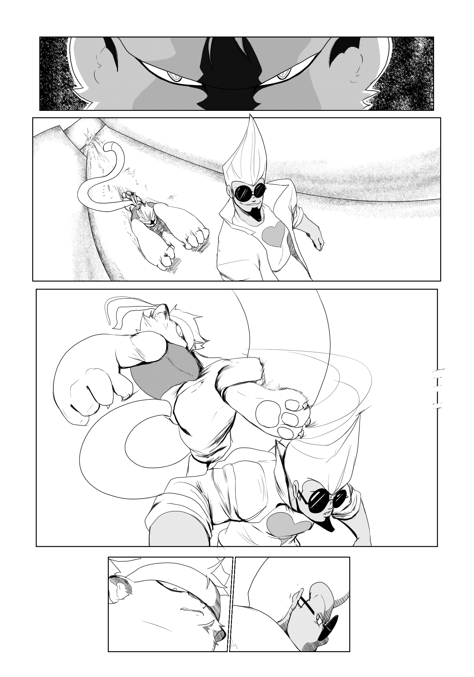 swords & waifus wordless manga award entry the bodyguard 第9页