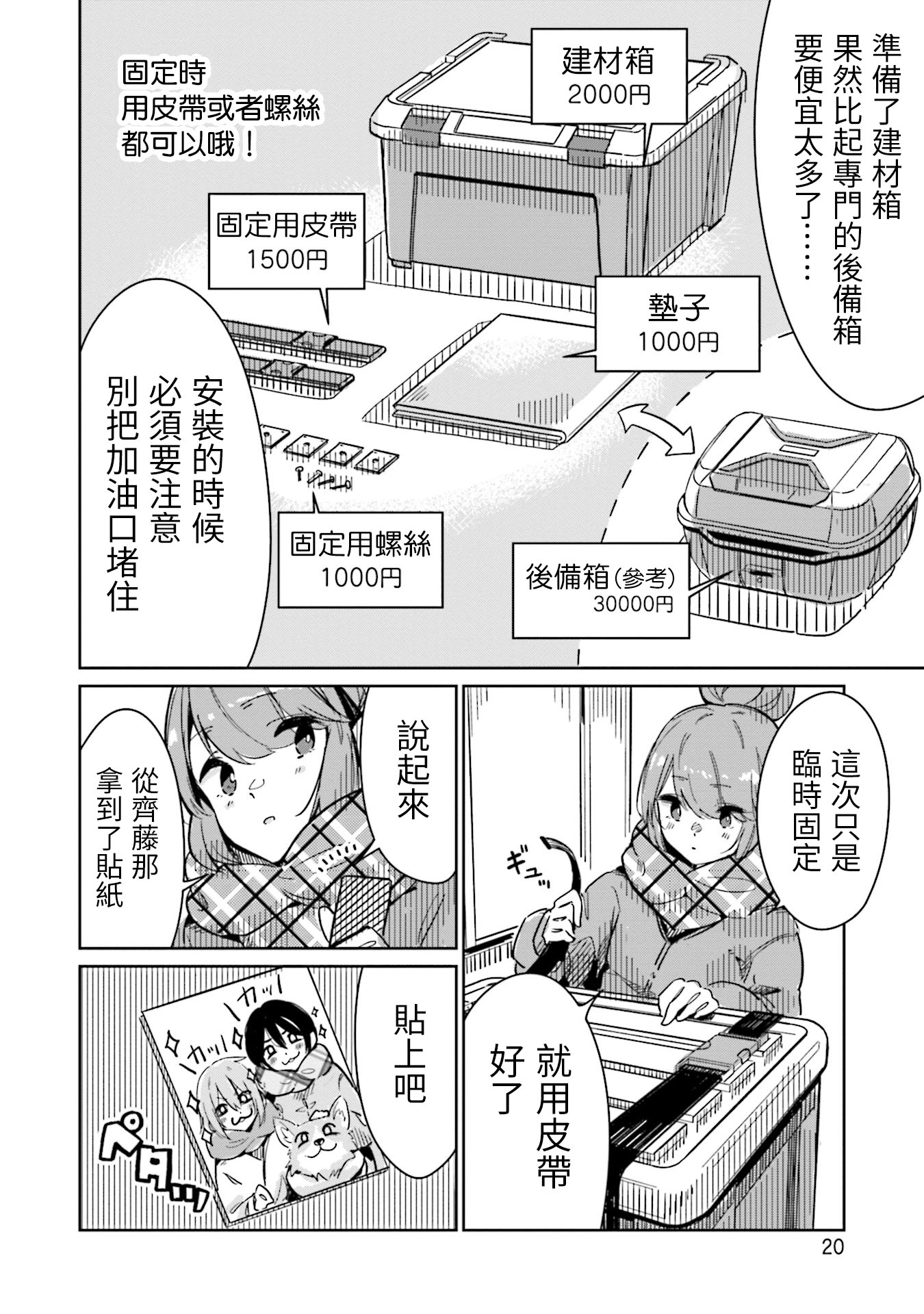Yuru Camp △ Anthology Comic 第2話 我的愛車【凡竜】 第8页