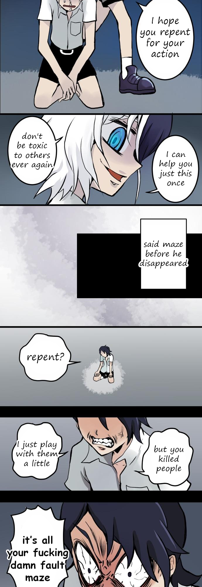 Maze: The After School Horror Story (Web Comic) Golden Pothos (end half) 第13页