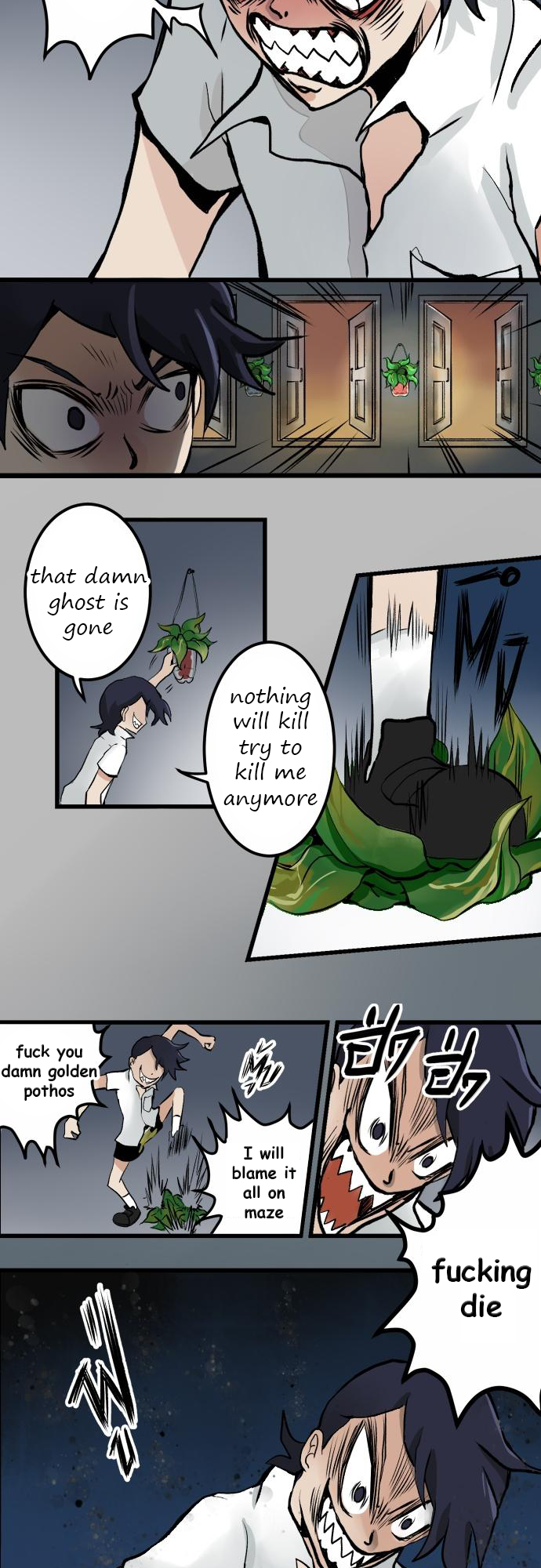 Maze: The After School Horror Story (Web Comic) Golden Pothos (end half) 第14页