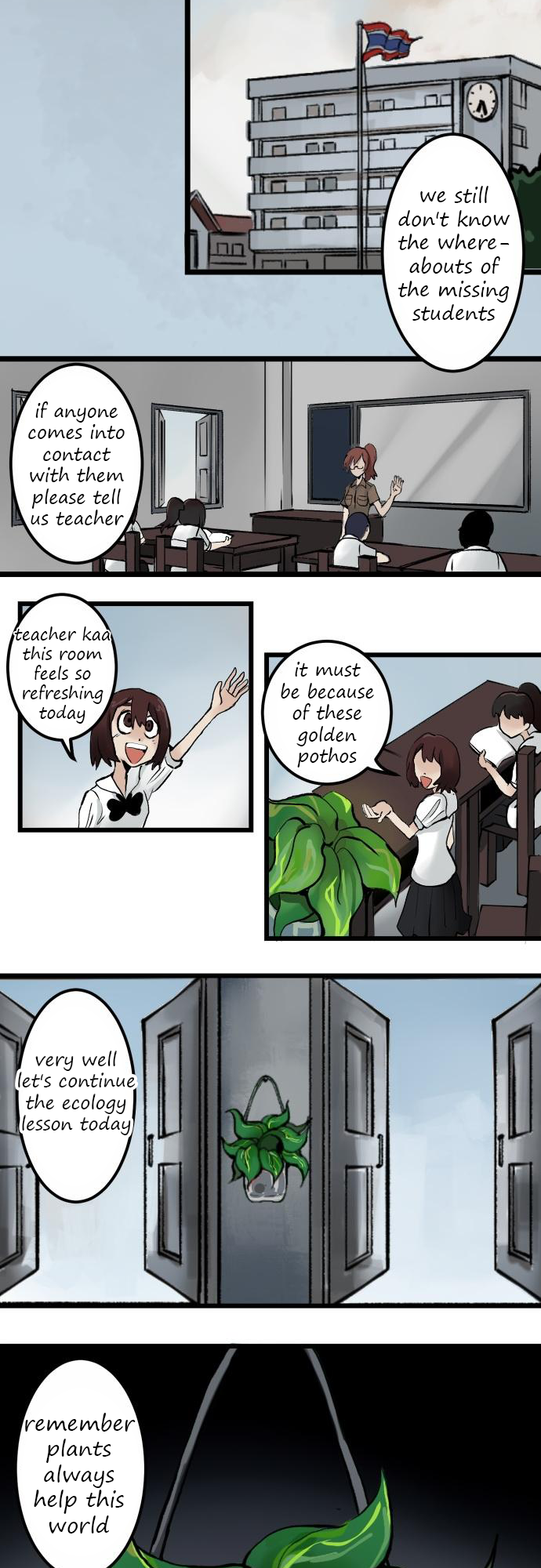Maze: The After School Horror Story (Web Comic) Golden Pothos (end half) 第19页