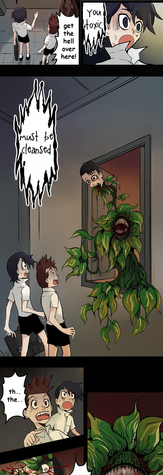 Maze: The After School Horror Story (Web Comic) Golden Pothos (end half) 第4页
