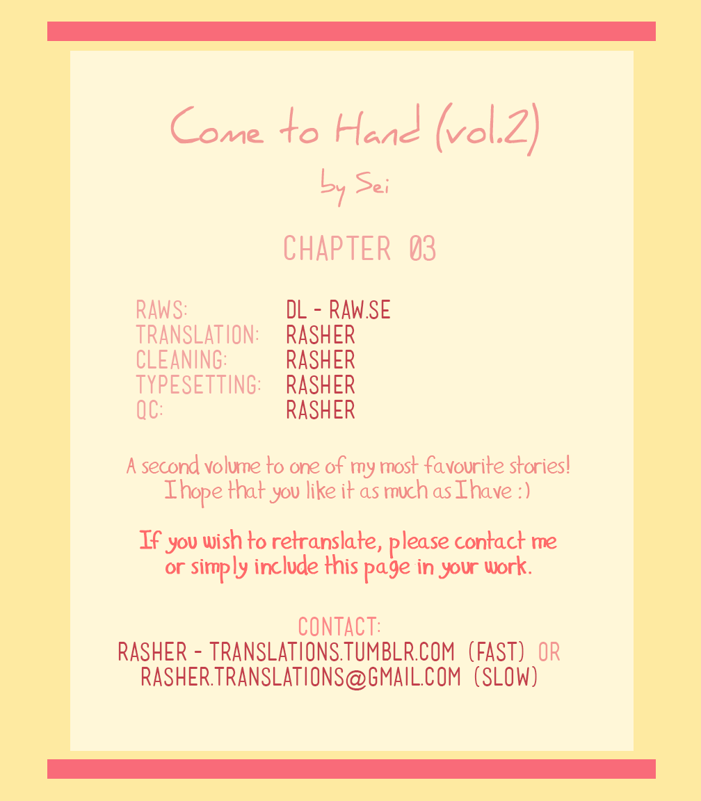 Come to Hand Vol. 2 Ch. 3 第29页