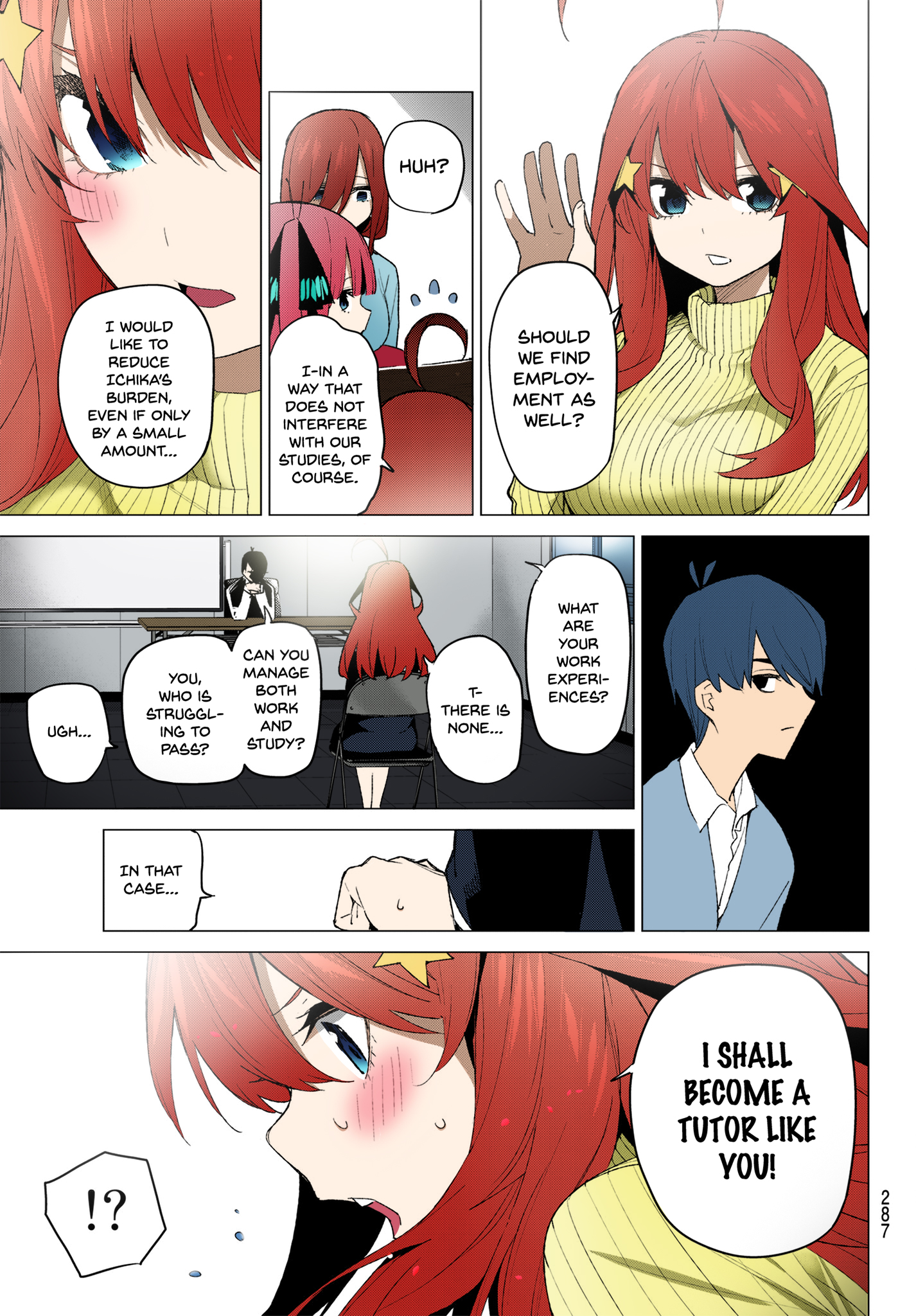 5Toubun no Hanayome (Fan Colored) Good Work Today ① 第11页