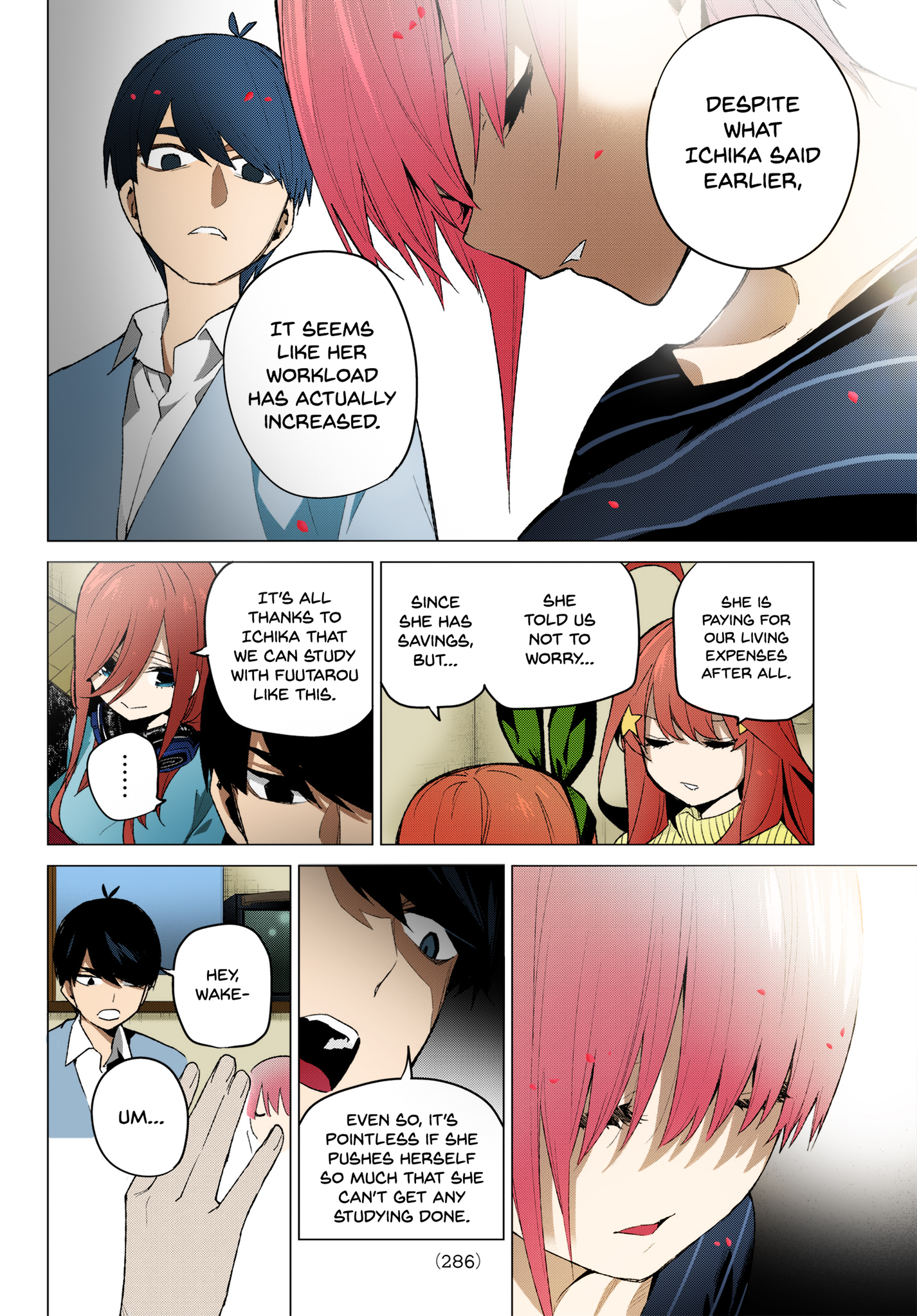 5Toubun no Hanayome (Fan Colored) Good Work Today ① 第10页
