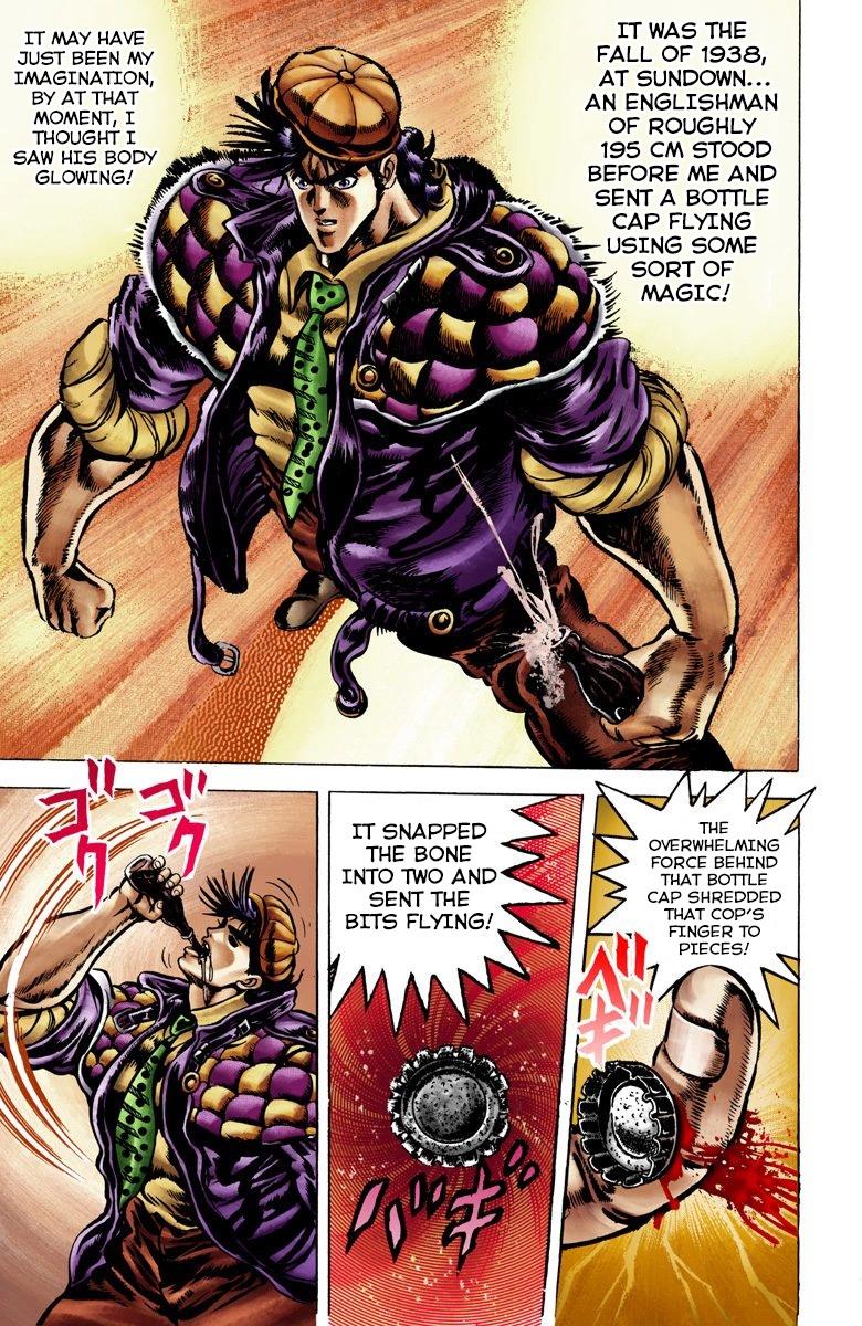 JoJo's Bizarre Adventure, Part 2: Battle Tendency (Official Colored) Joseph Joestar of New York 第15页