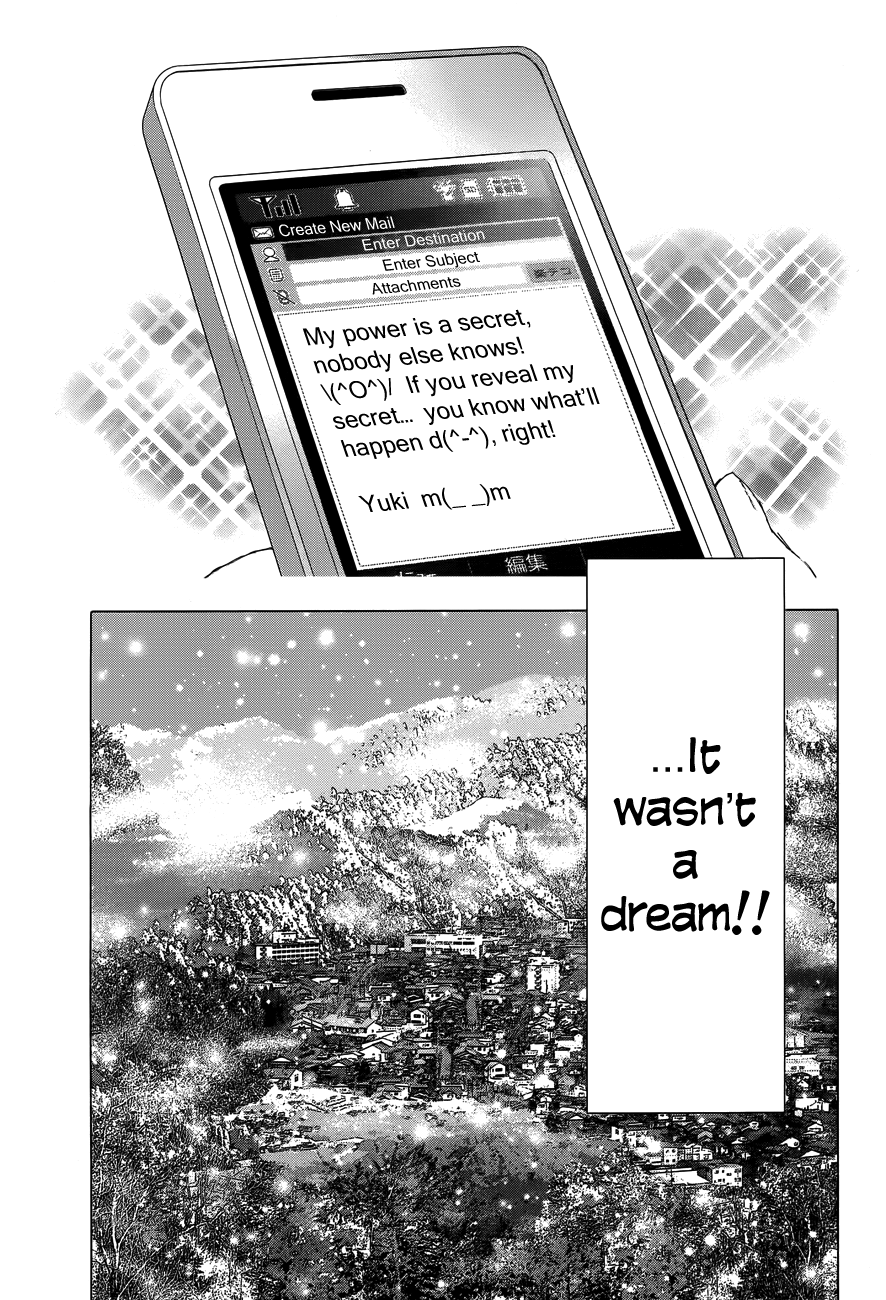Yuki ni Tsubasa Book 1, 2nd Song: "I Have ESP... Don't I?" 第5页