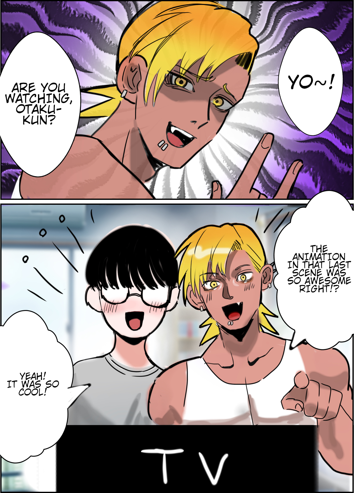Kocchi Mite Otaku-kun Ch. 3 第1页
