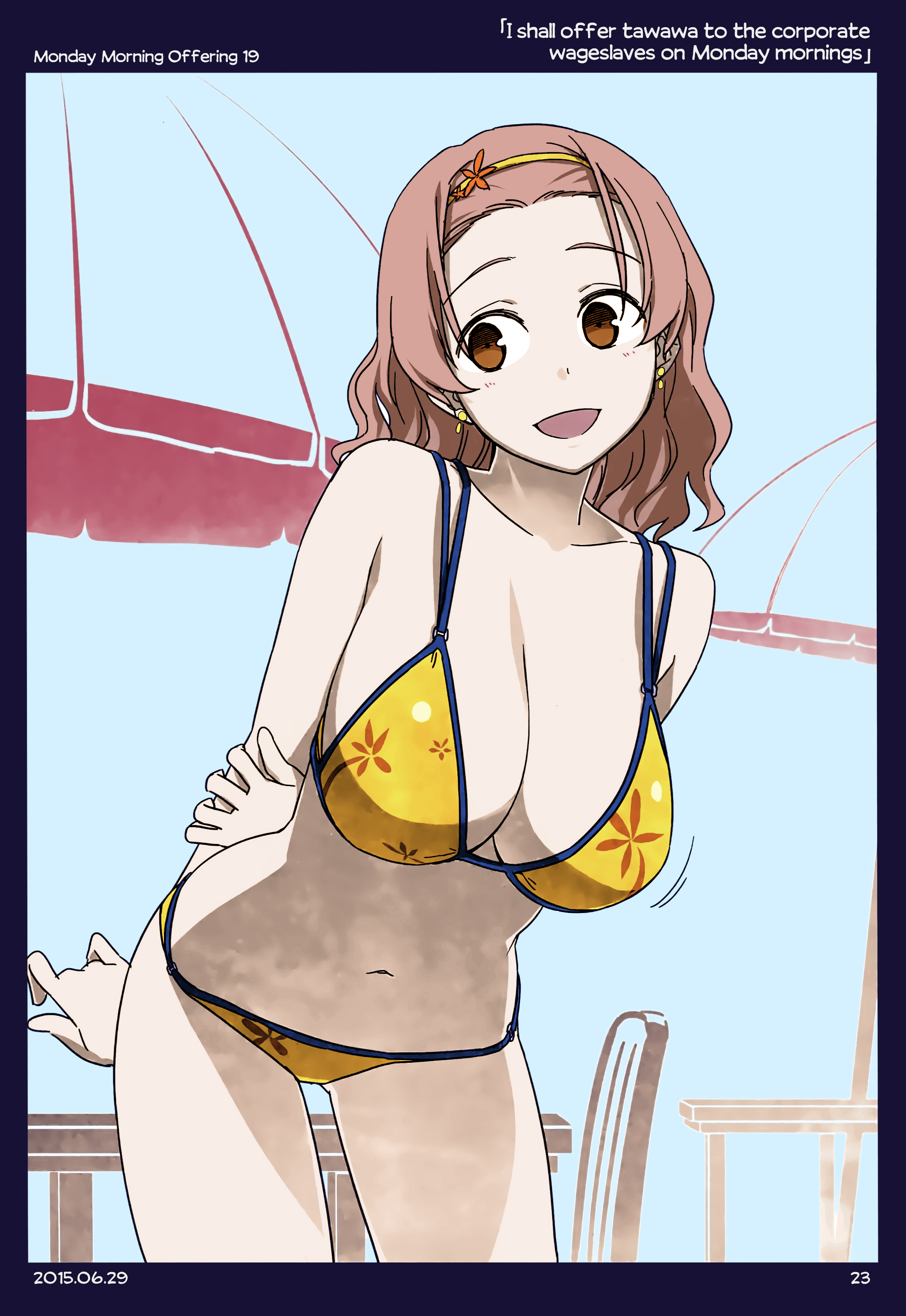 Getsuyoubi no Tawawa (Twitter Webcomic) (Fan Colored) Part I: Monday Morning Offerings (1-45) 第22页