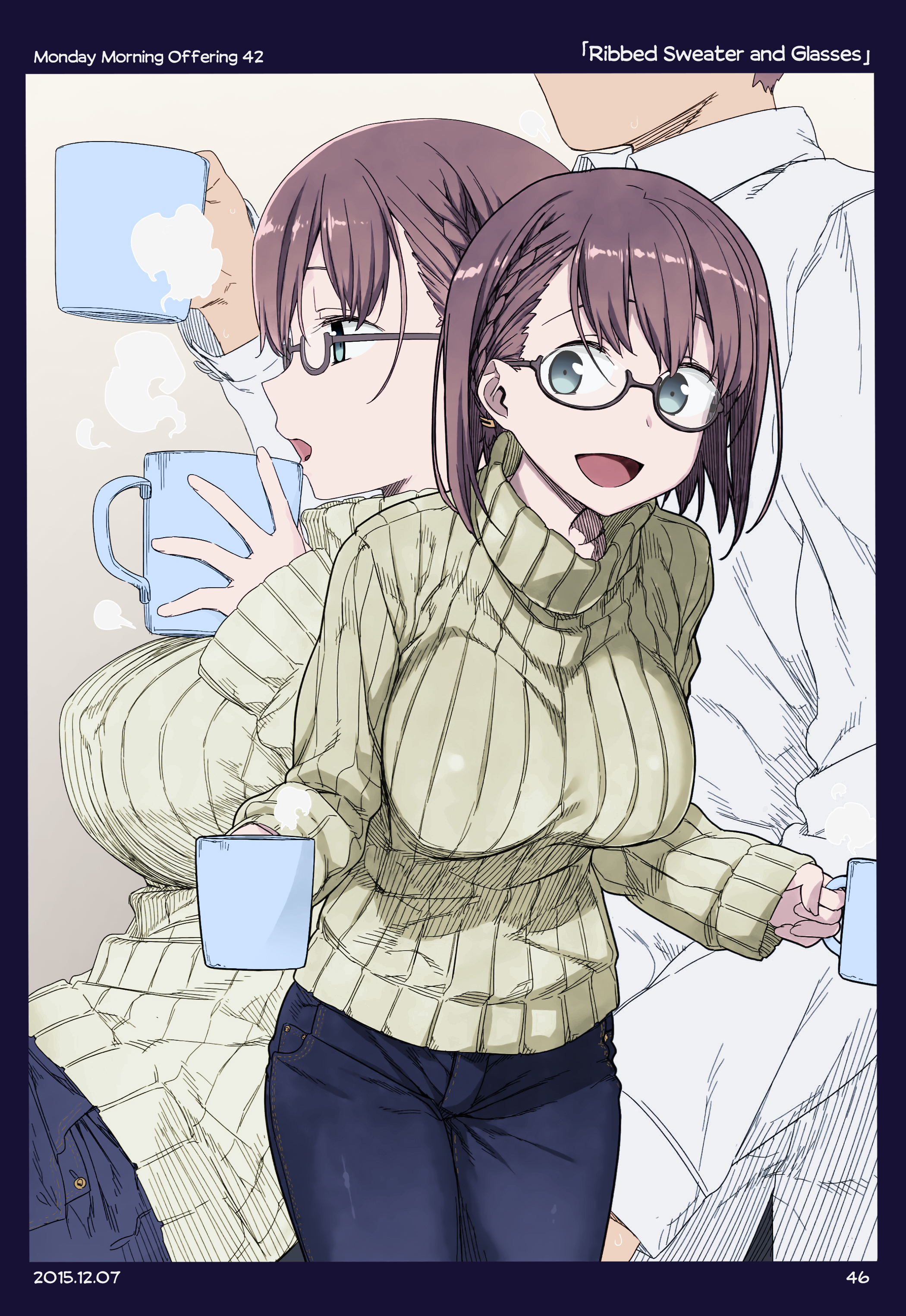 Getsuyoubi no Tawawa (Twitter Webcomic) (Fan Colored) Part I: Monday Morning Offerings (1-45) 第45页