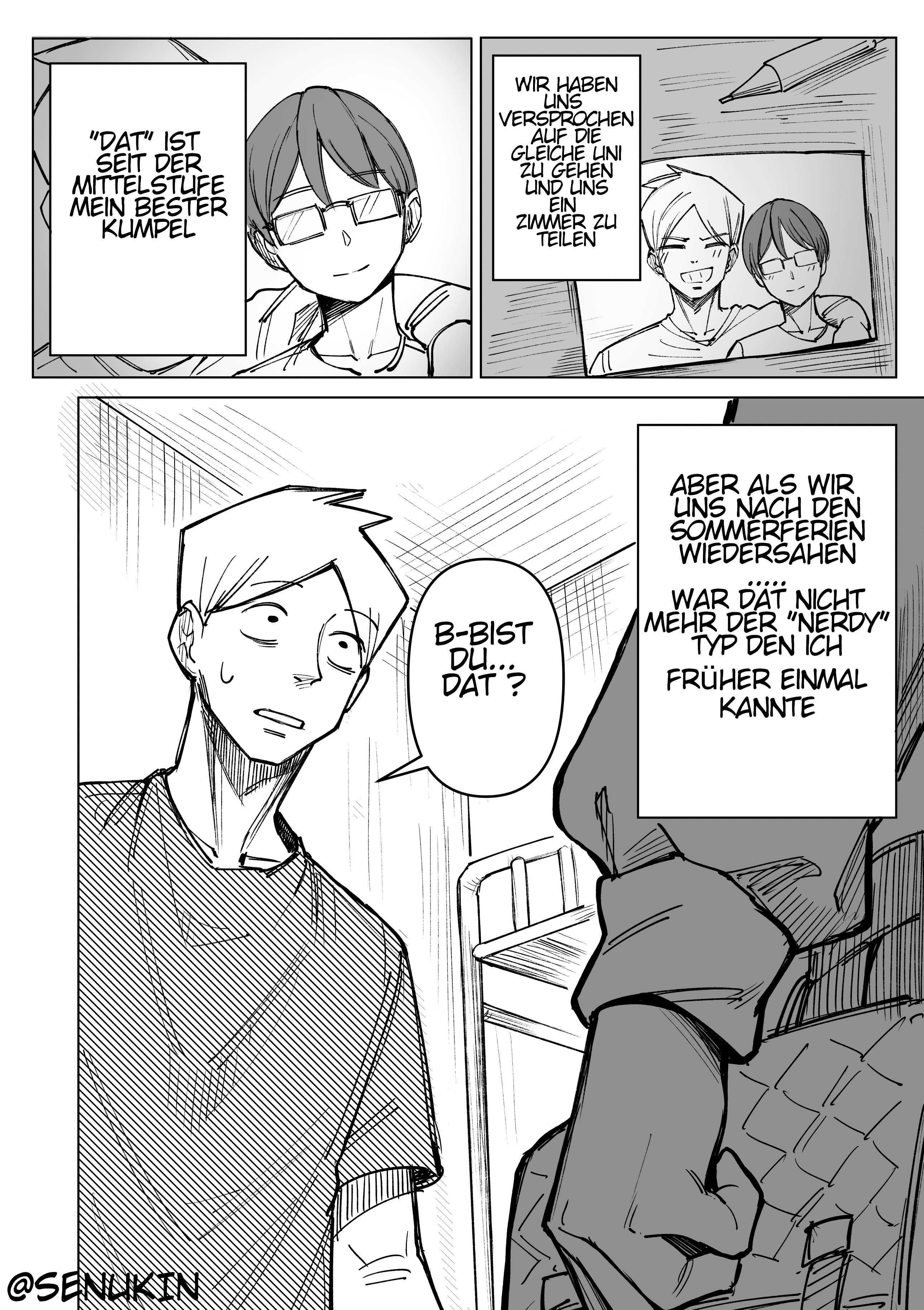 I Guess My Roommate Is Pretty? Mein Freund aus der Mittelstufe ist mein Mitbewohner an der Uni ? 第1页