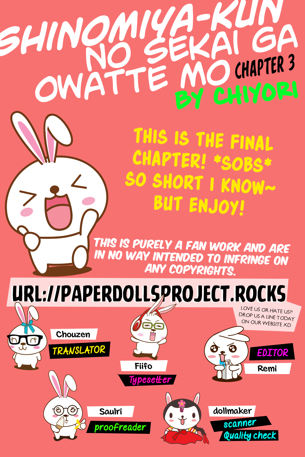 Shinomiya-kun no Sekai ga Owatte mo Vol. 1 Ch. 3 第44页