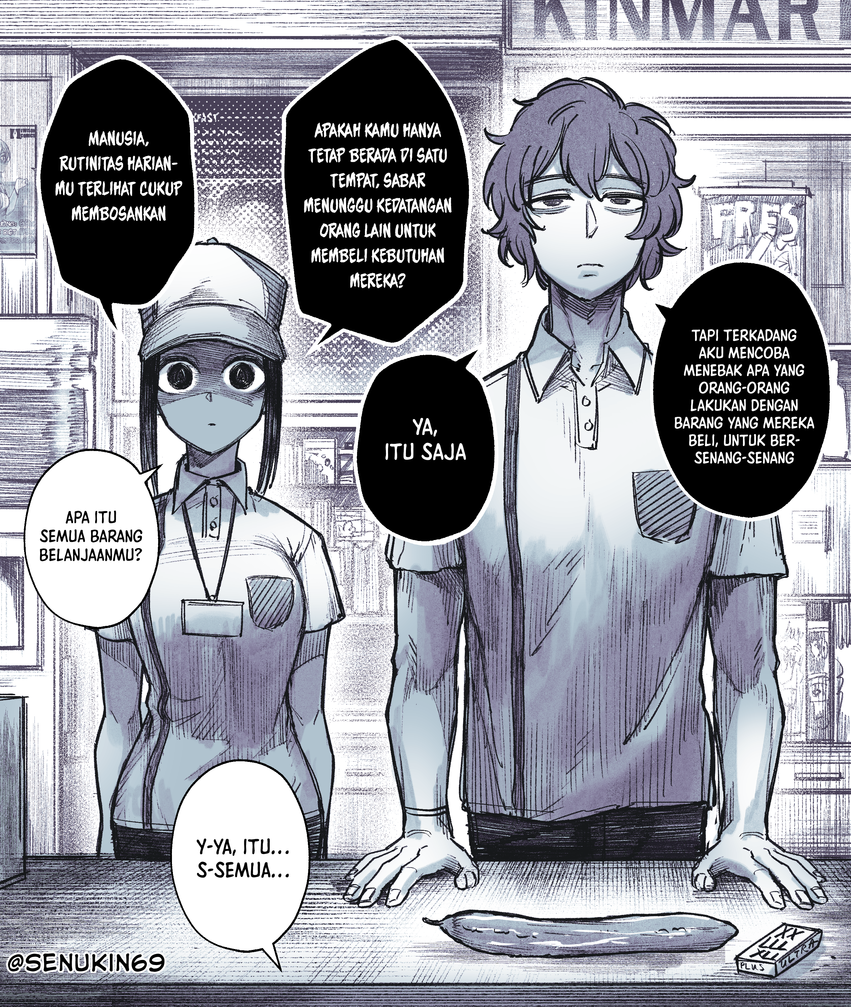 My Co-worker Is an Eldritch X! Eldritch di Balik Meja Kasir 第1页