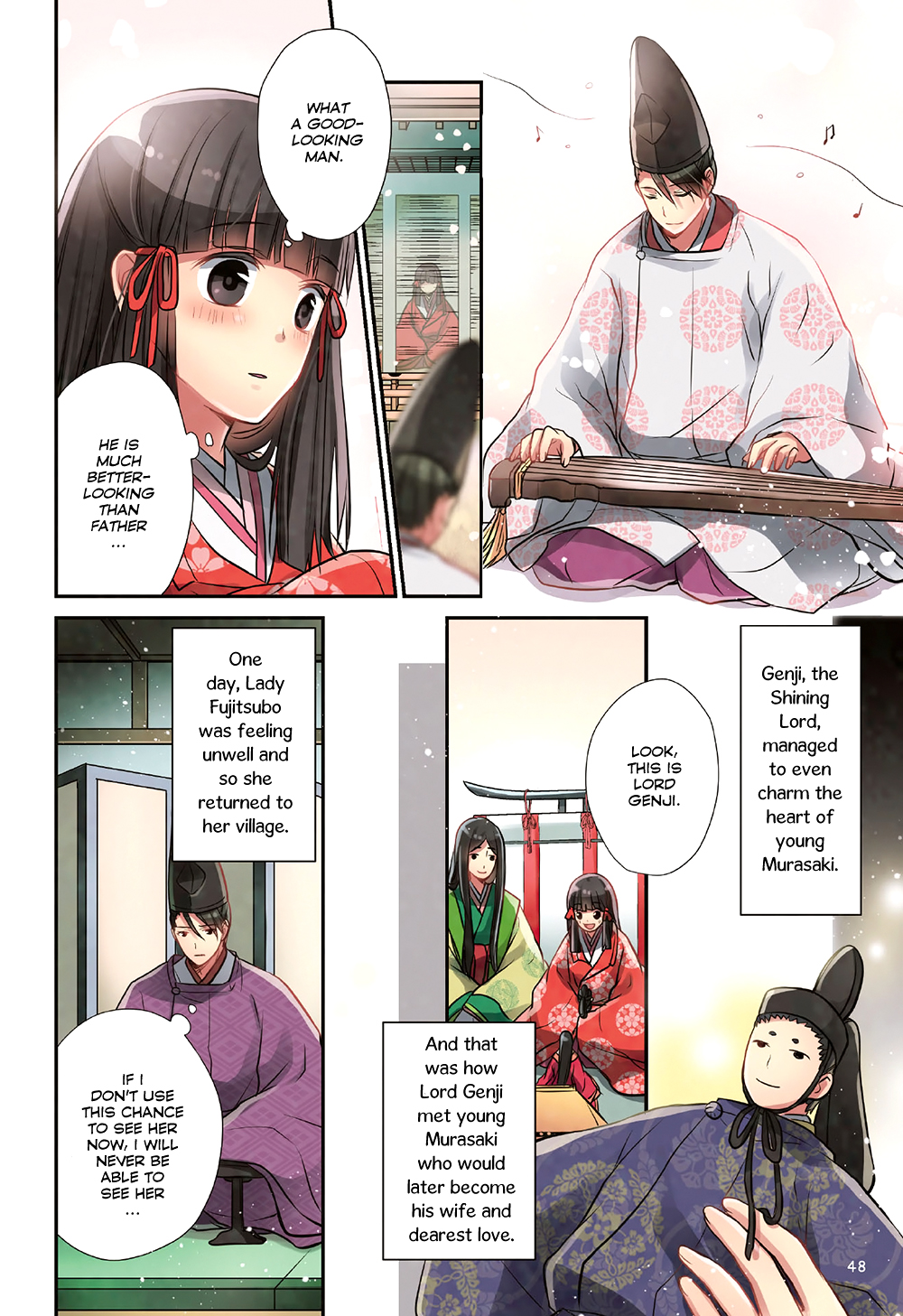 Manga de Yomu Genji Monogatari Meeting Young Murasaki 第10页