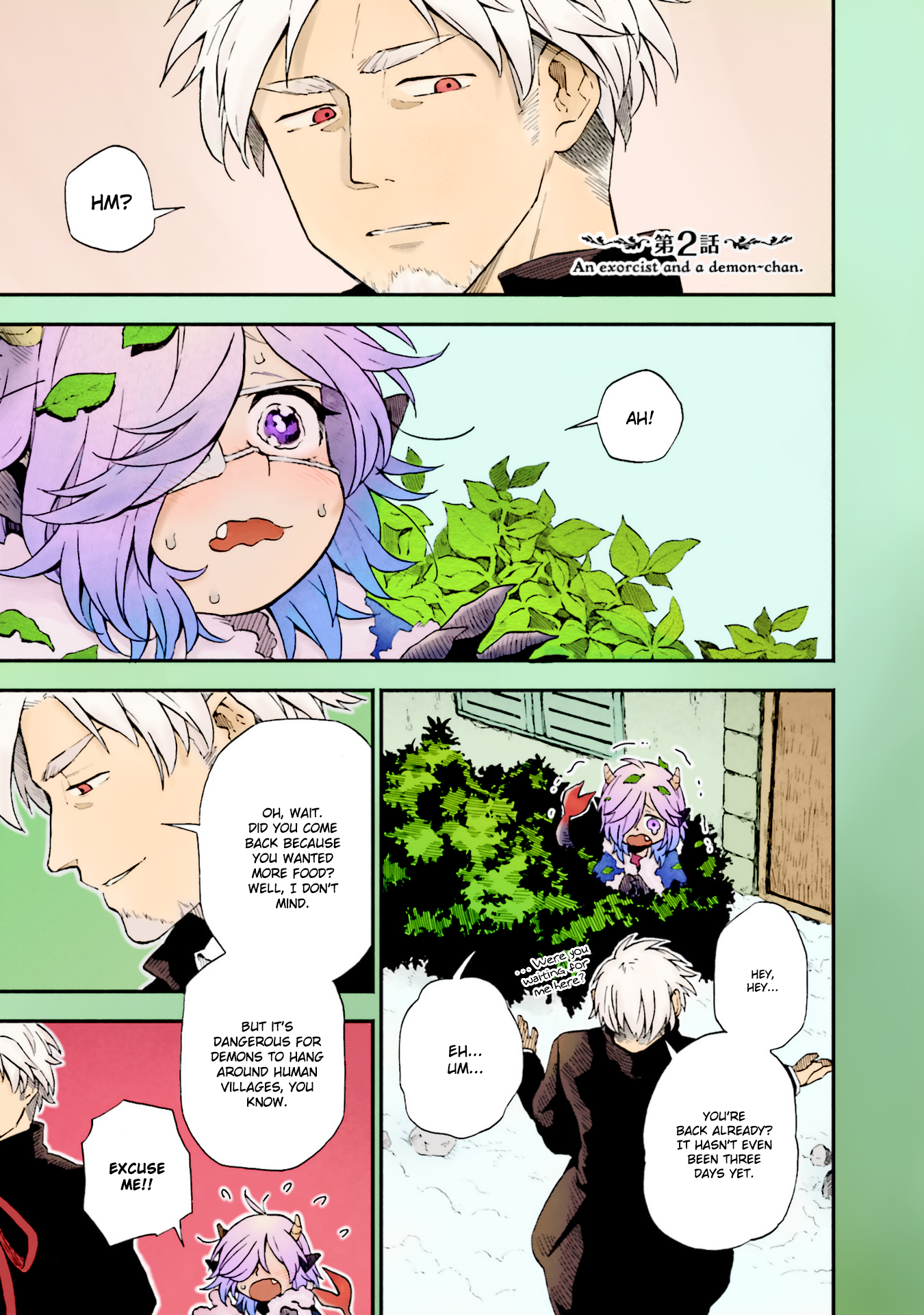 Taimashi to Akuma-chan  (Fan Colored) An Exorcist and a Demon-chan 第1页