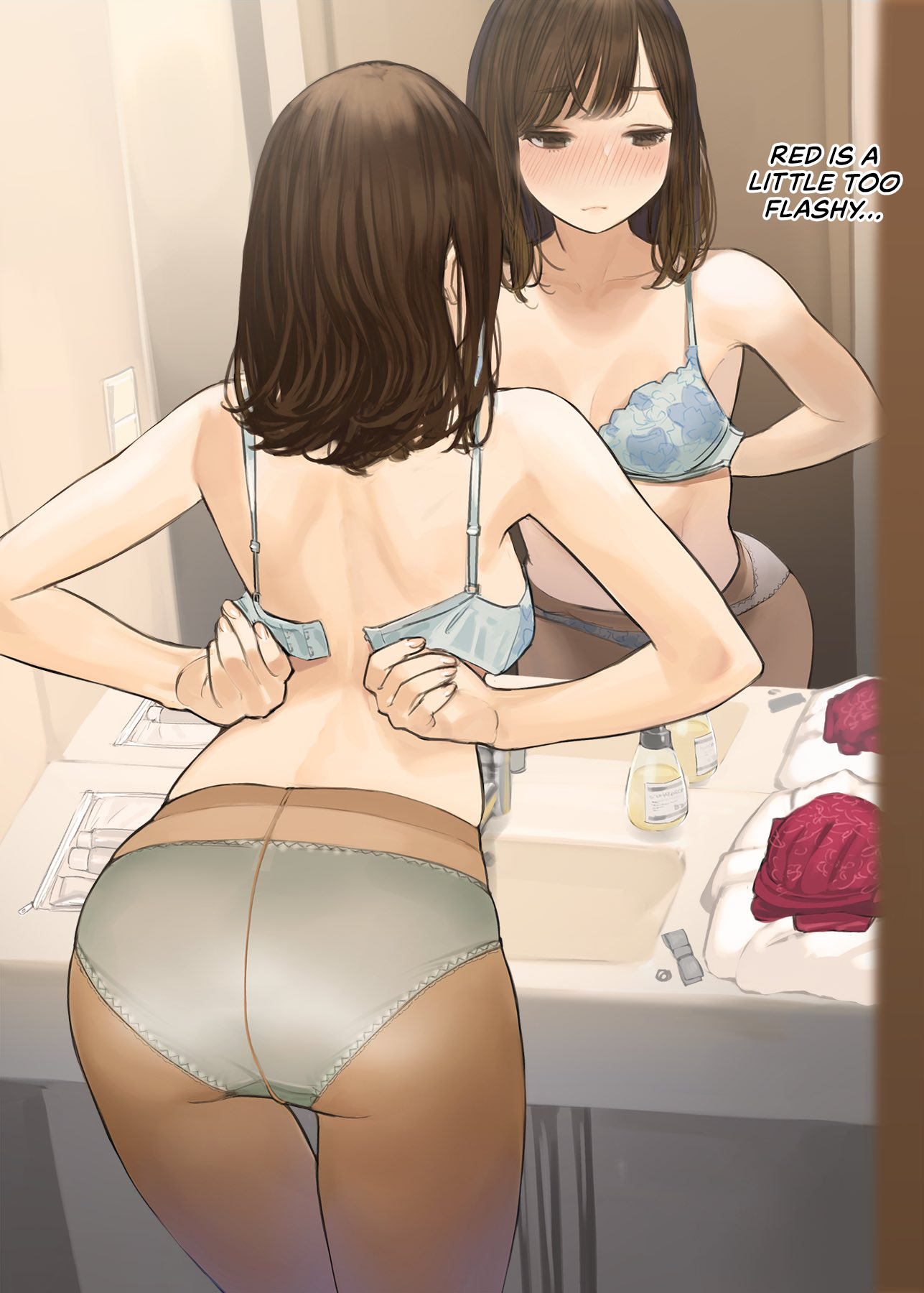 Ganbare, Douki-chan (Webcomic) Douki Have to Share a Room During a Business Trip Because the Hotel Made a Mistake (Taking a Bath) 第2页