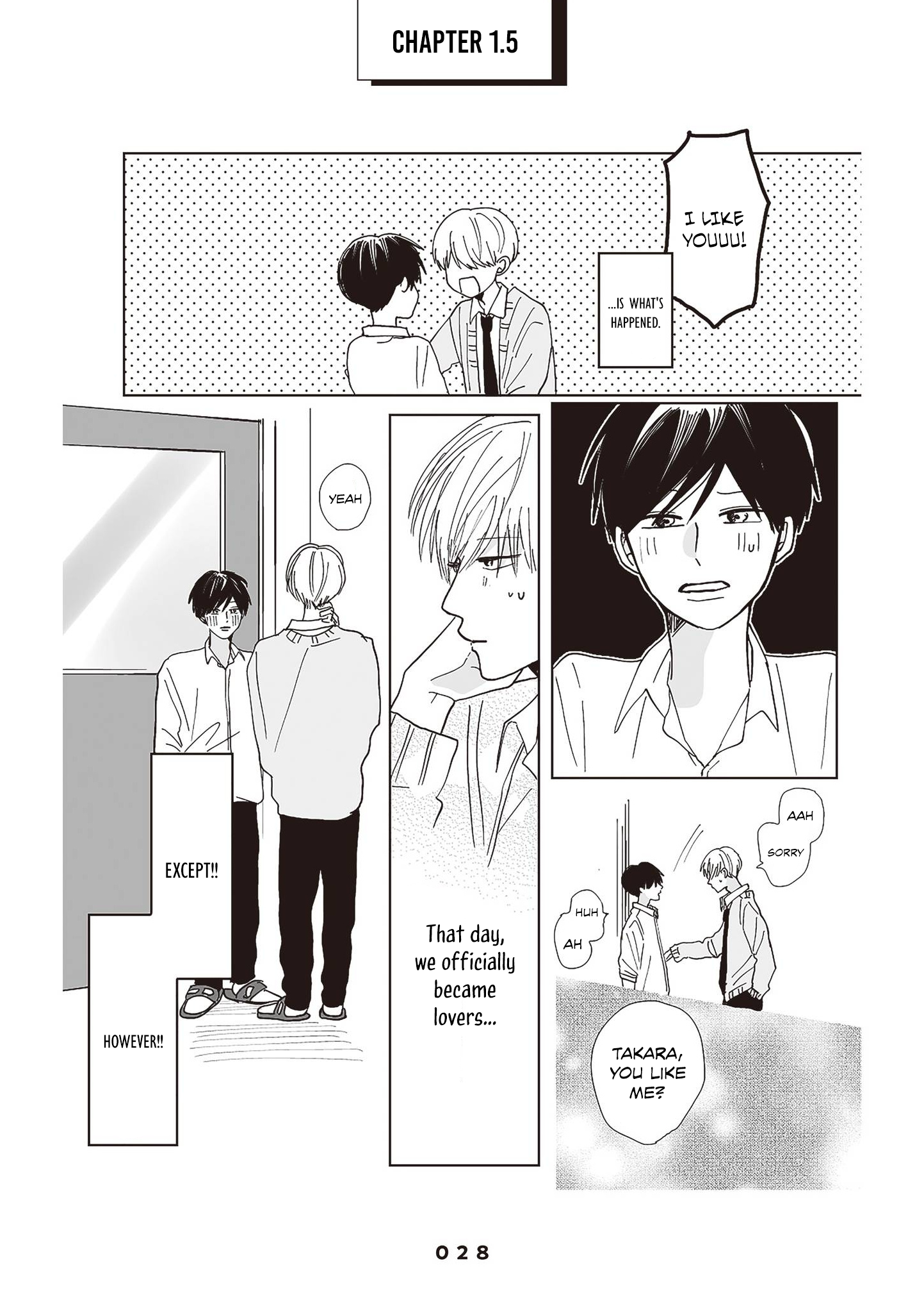 Takara-kun and Amagi-kun Vol. 1 Ch. 1.5 第5页
