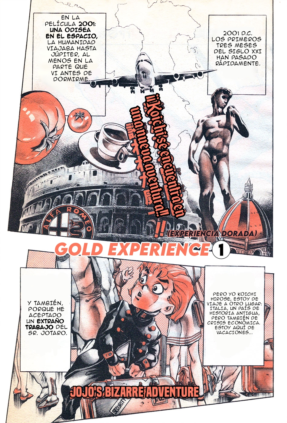 JoJo's Bizarre Adventure Part 5 - Golden Wind Gold Experience (1) 第1页