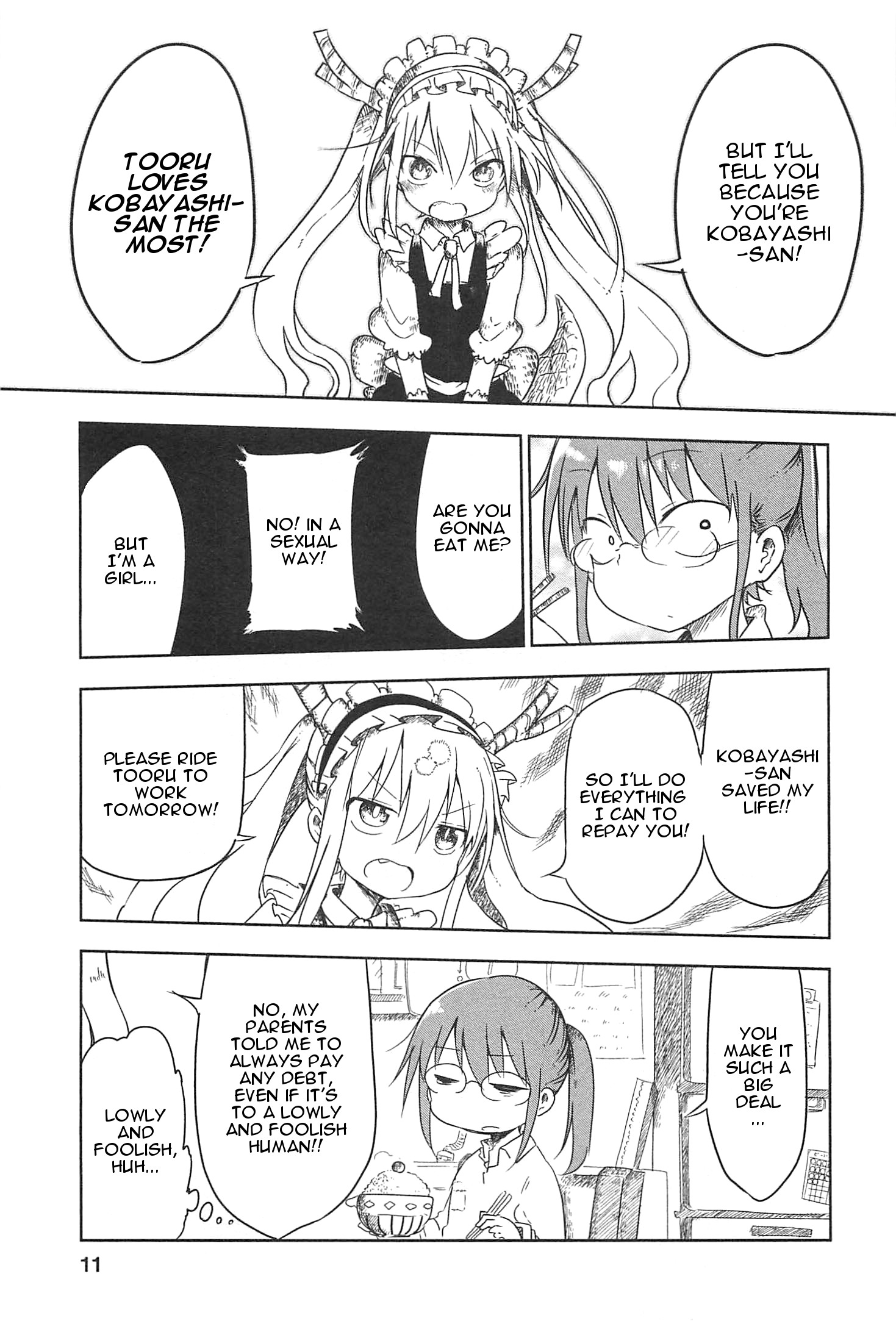 Kobayashi-san Chi no Maid Dragon Tooru and Kobayashi-san 第9页