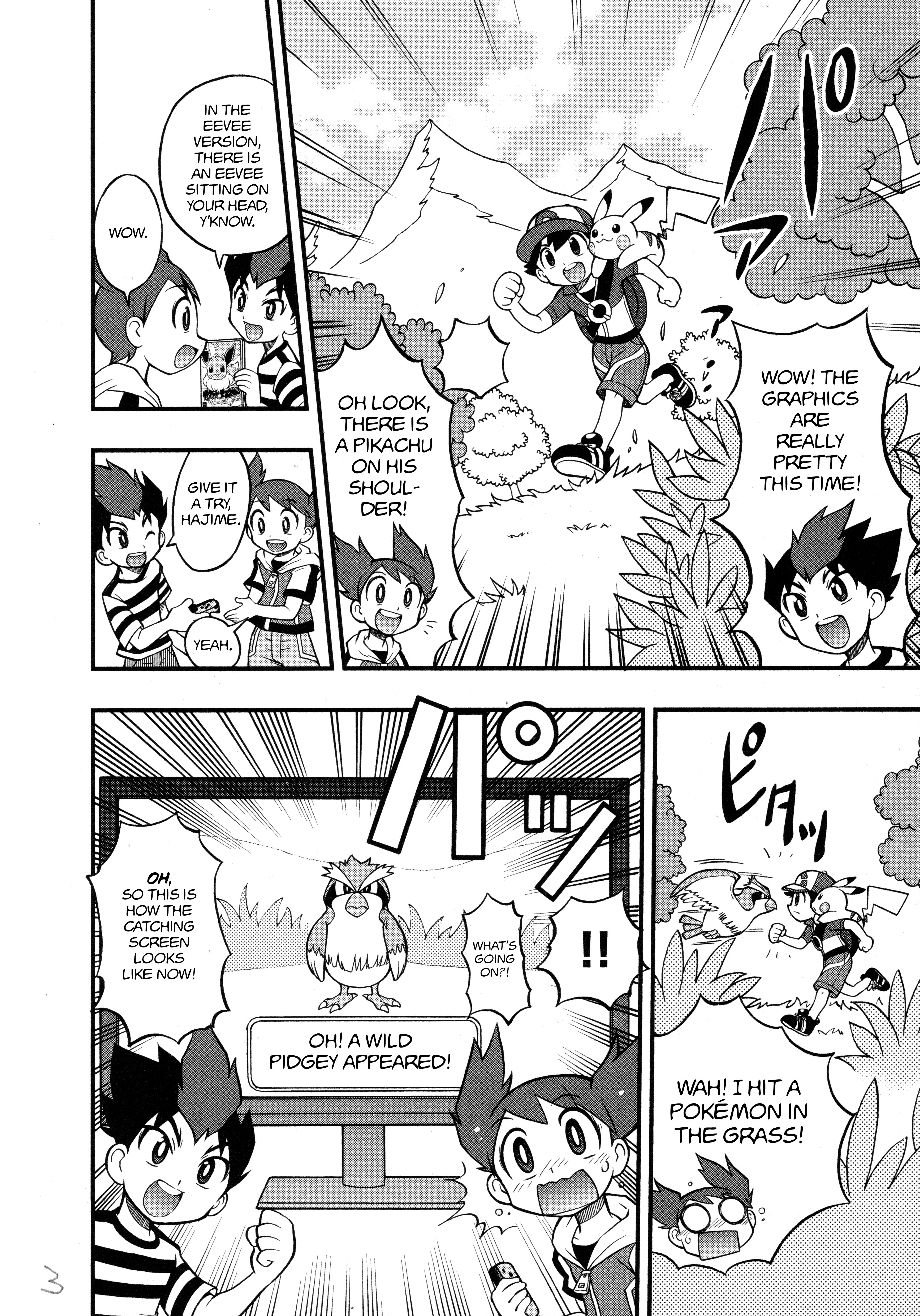 Pokémon Let's Go! Pikachu & Let's Go! Eevee: Adventure Start Comic 第5页