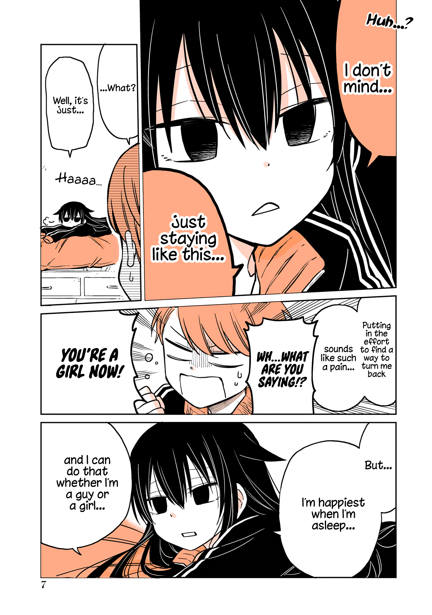 Mendokusagari Danshi ga Asa Okitara Onnanoko ni Natteita Hanashi Vol. 1 Ch. 1 第10页