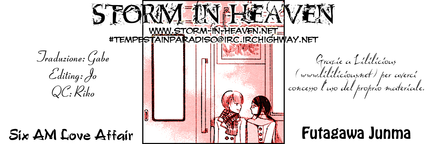 Six AM Love Affair 第1页