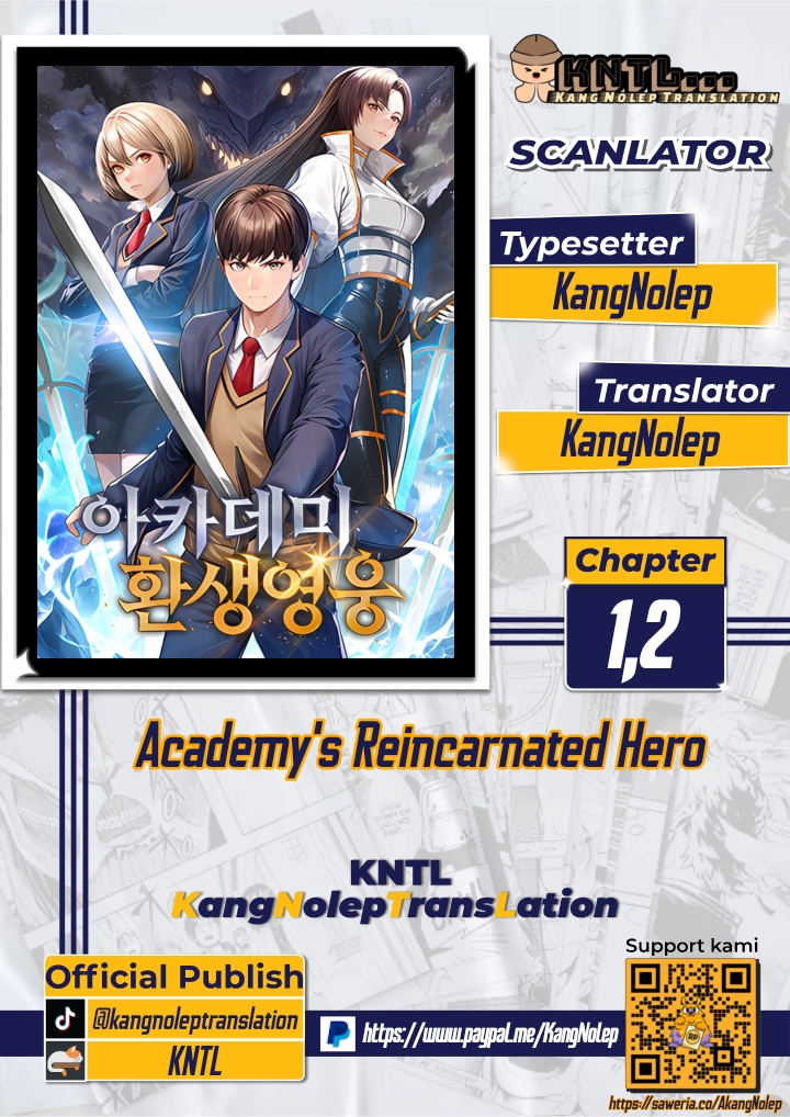 Academy's Reincarnated Hero Ch. 1.2 第1页
