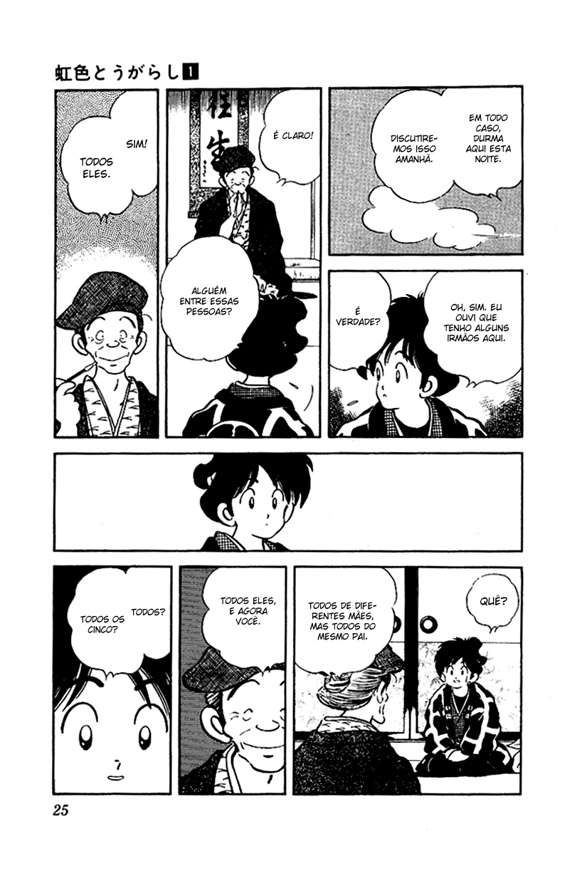 Nijiiro Togarashi Os Irmões da Aldeia Karakuri 第26页